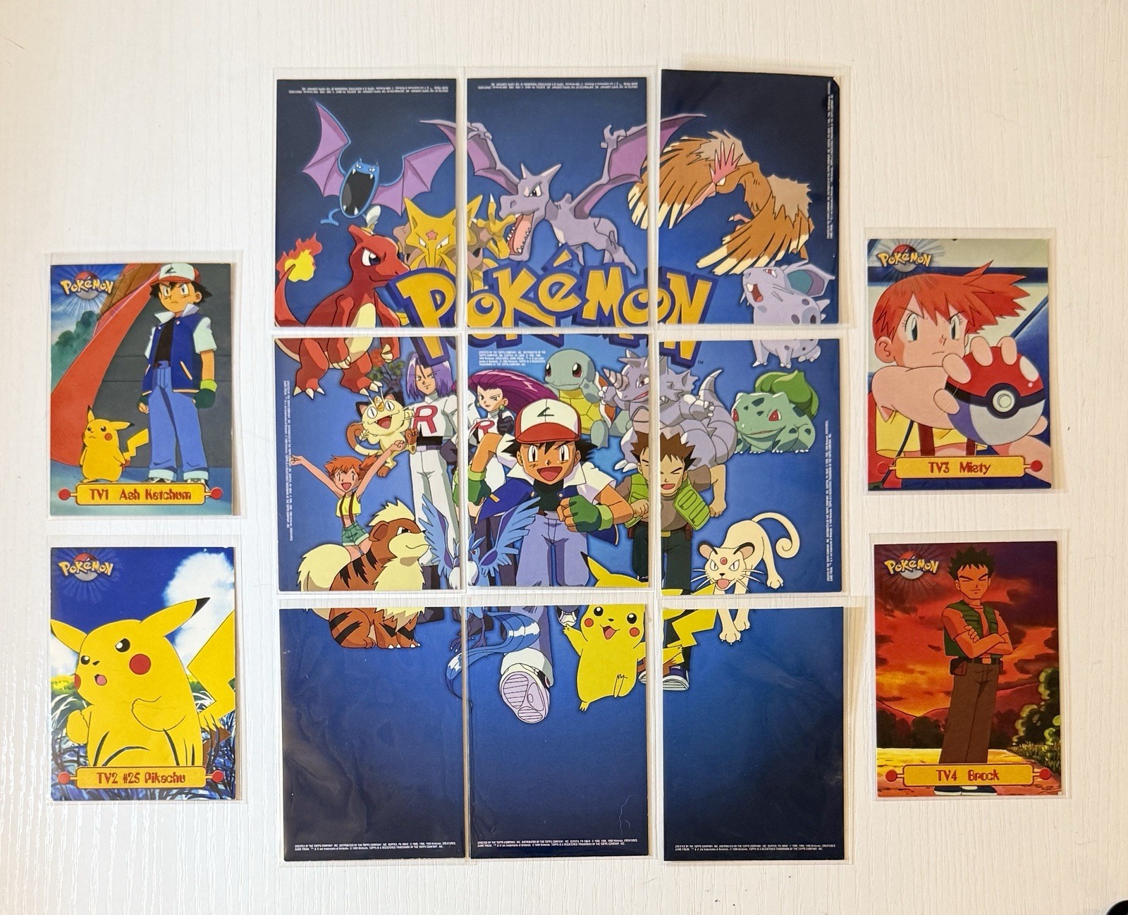 Topps Pokemon TV Animation Edition Series 1 / TV1-TV13 Subset / 13 Card Lot