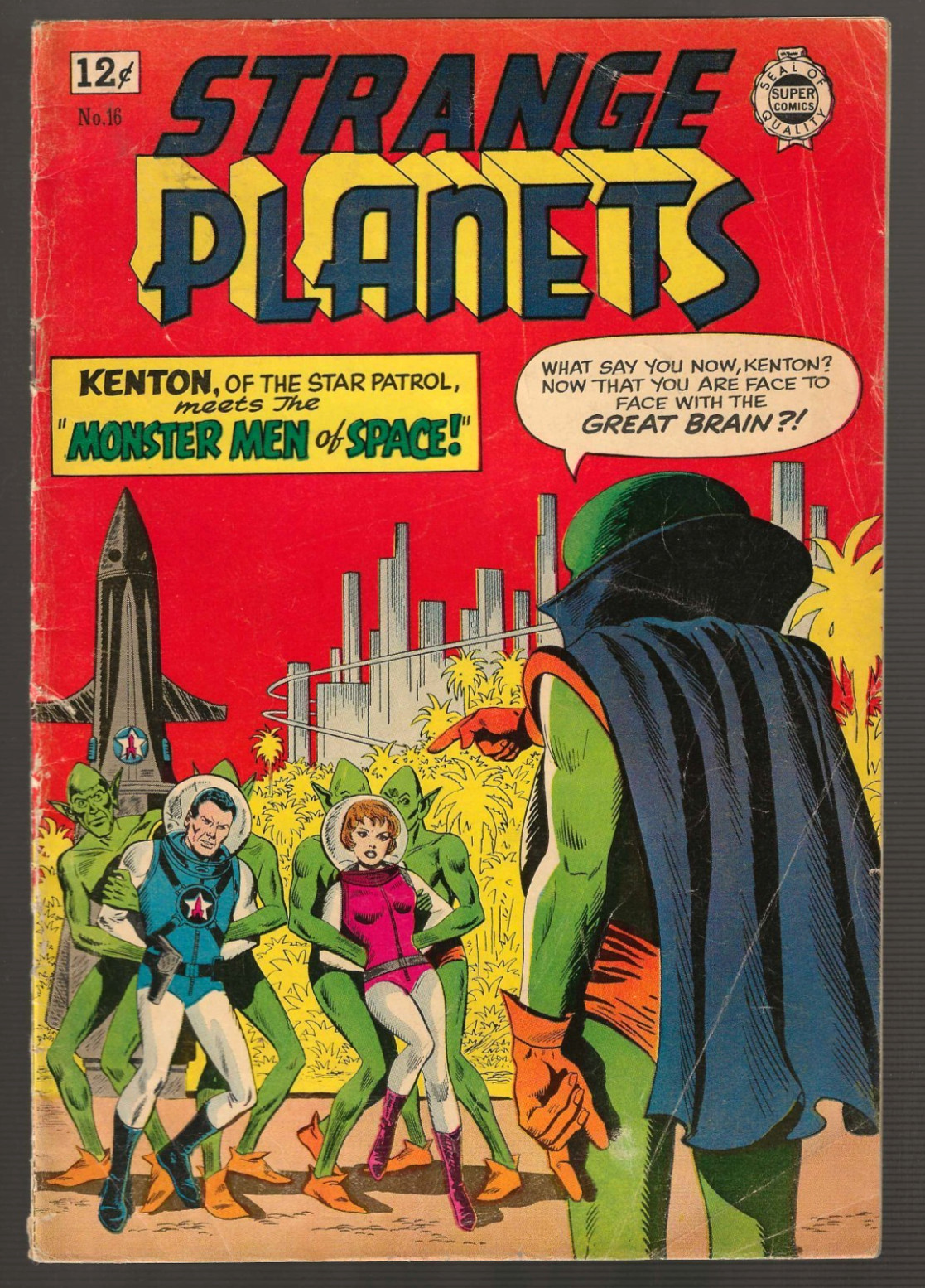 Strange Planets  # 16 (5.0) 1964 Super Comics 12c Silver-Age Comics