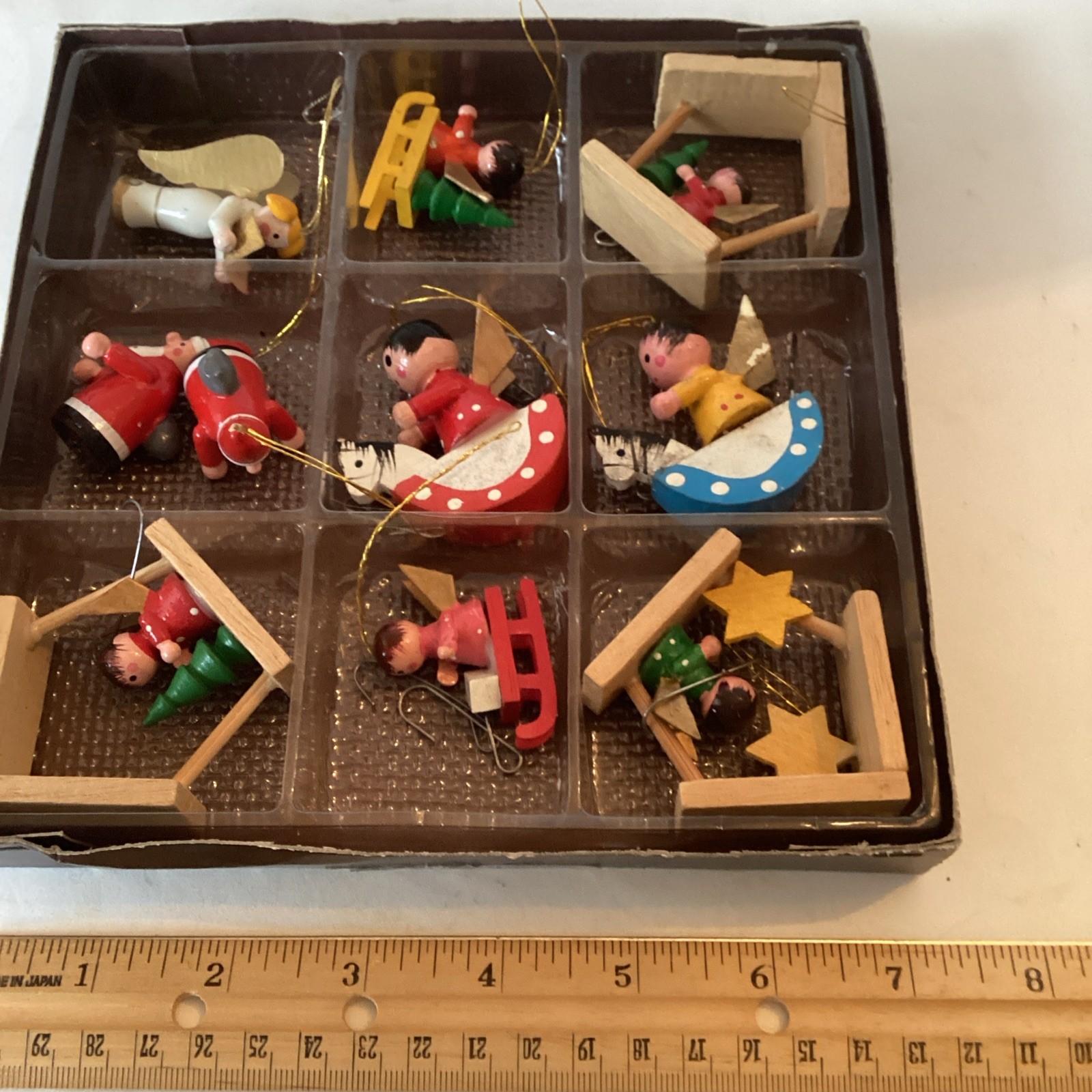 Weihnachts-Schmuck Germany Wooden Christmas Tree Decorations