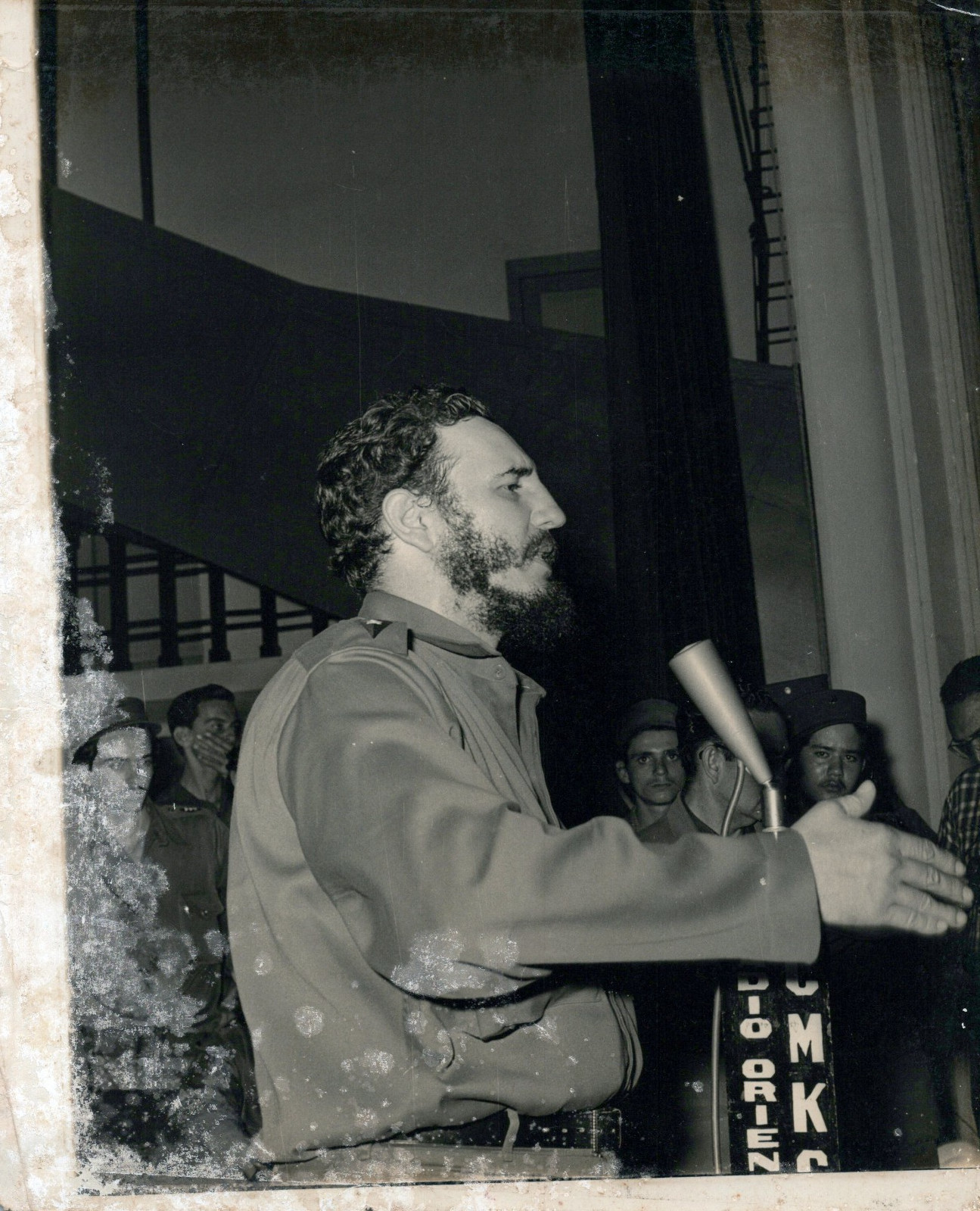 RARE CUBA CUBAN REVOLUTION FIDEL CASTRO PORTRAIT 1960s KORDA ORIG PHOTO MA40