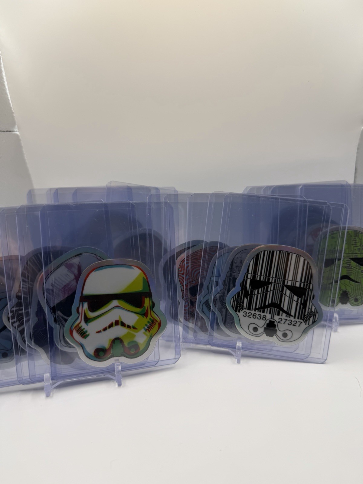 🔥 COMPLETE 2026 Topps Chrome Star Wars Stormtrooper Command Helmet Die Cut 1-20