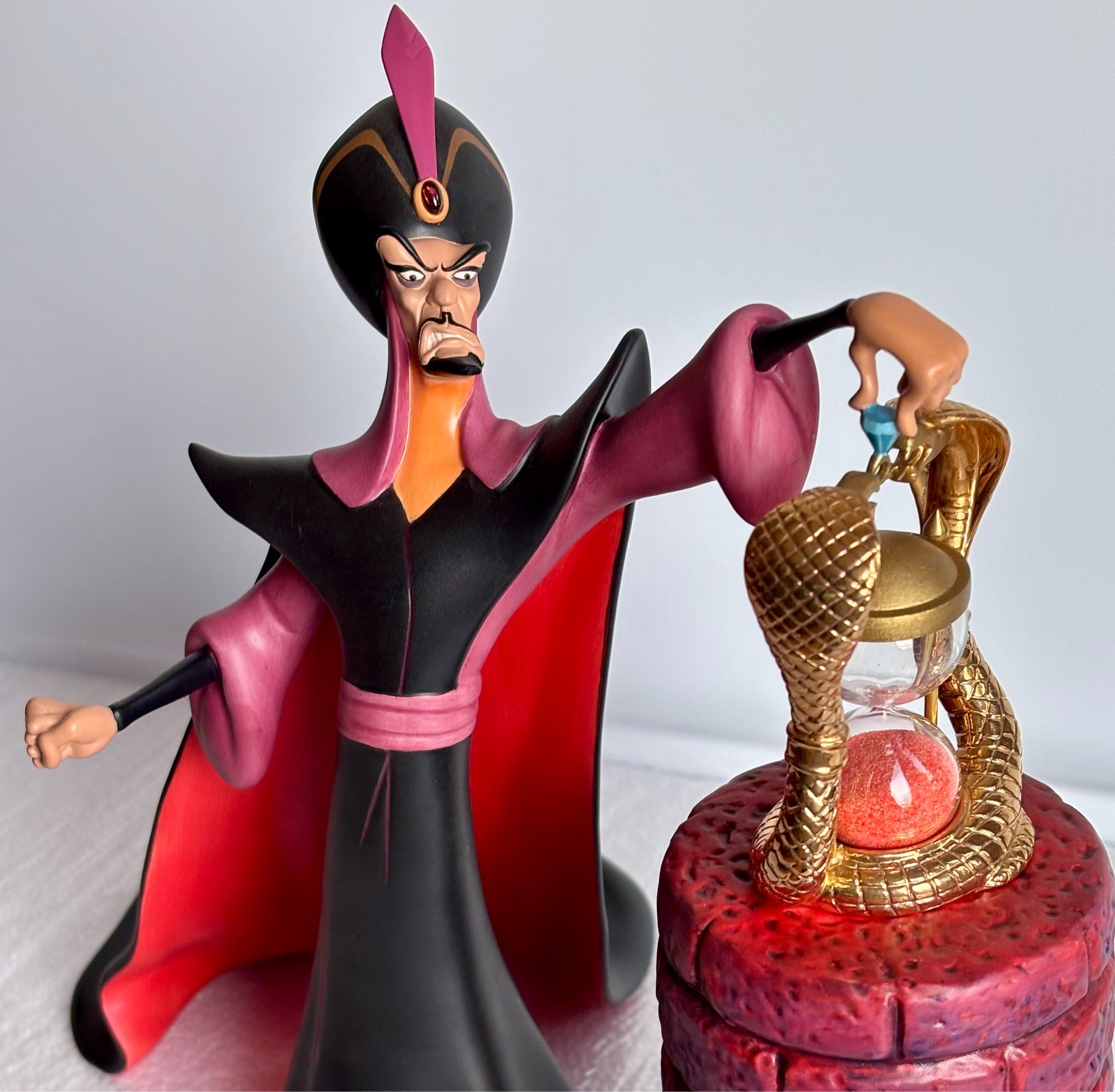 WDCC Jafar Oh Mighty Evil One 1998 Aladdin Villains Disney Box Complete