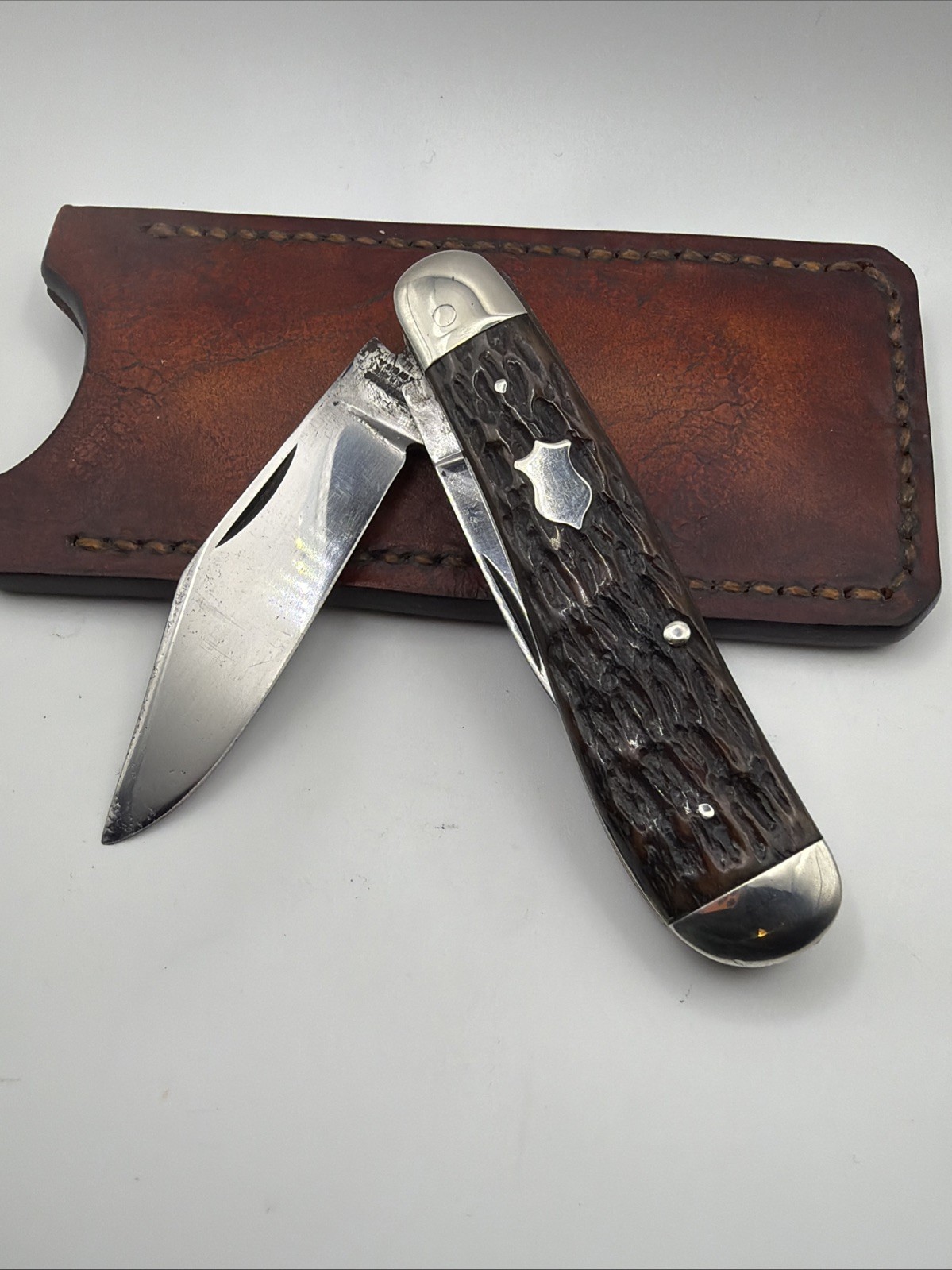 Winchester Dogleg Jack Knife Beautiful Roger’s Bone