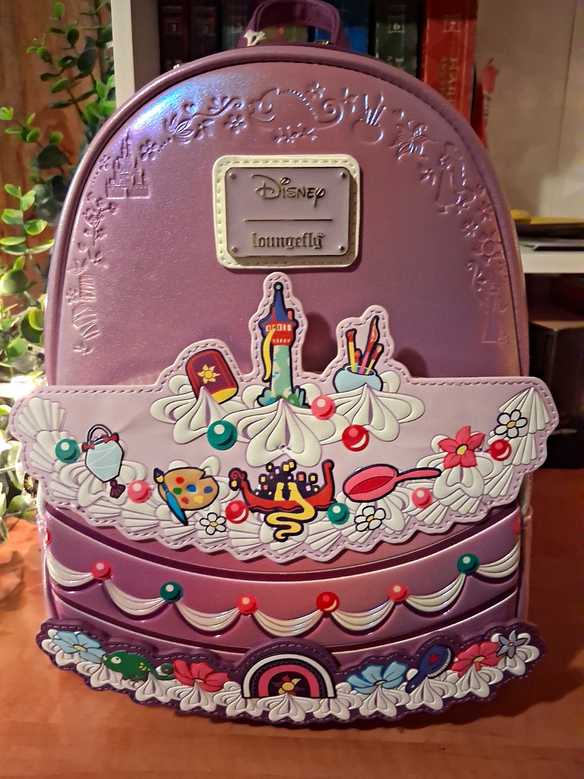 Loungefly Disney Princess Rapunzel Purple Mini Backpack Cake Design Loungefly Disney Princess Rapunzel Purple Mini Backpack Cake Design