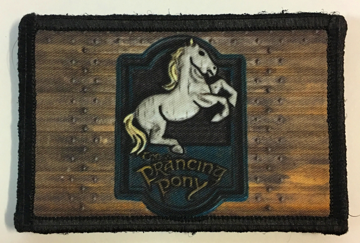 Lord of the Rings The Prancing Pony Pub Sign Morale Patch Tactical Military Army