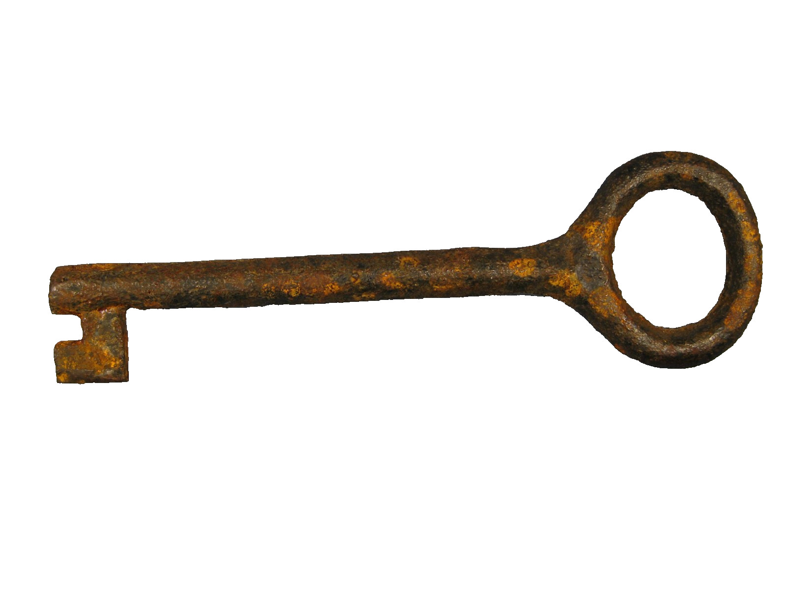 Large Antique Cast Iron Jailer\'s Skelton Key 7\