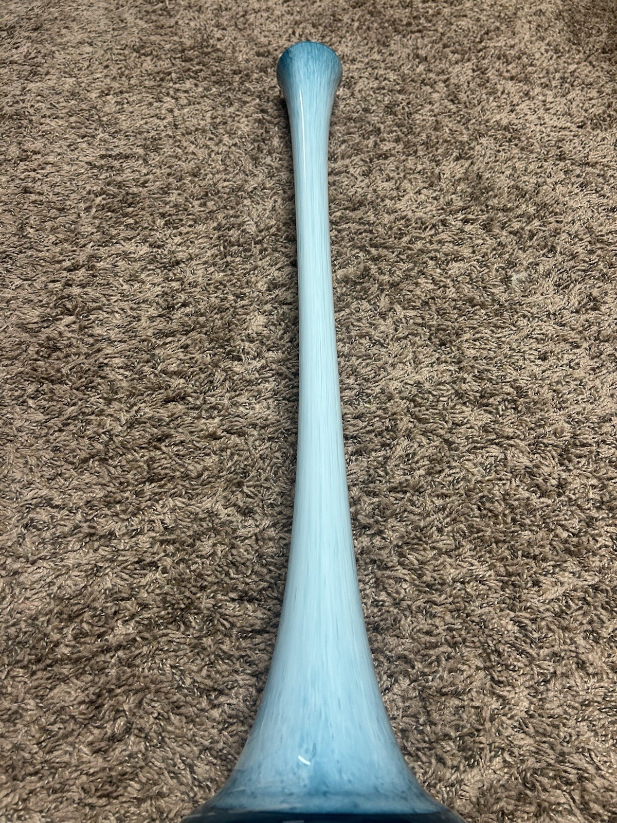 Long Light Blue Swung Vase Long Light Blue Swung Vase