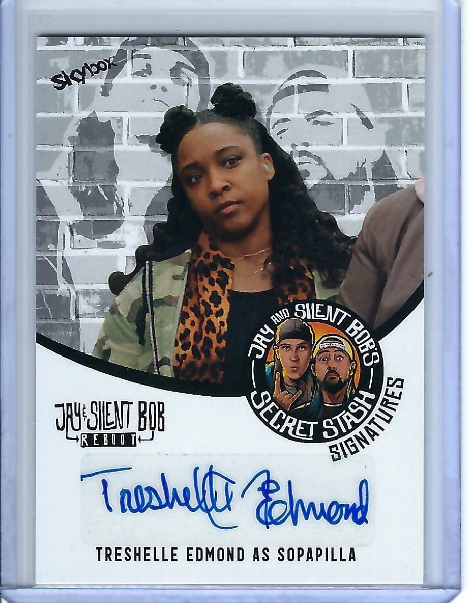2023 Upper Deck Skybox Jay & Silent Bob Reboot Treshelle Edmond Sopapilla Auto