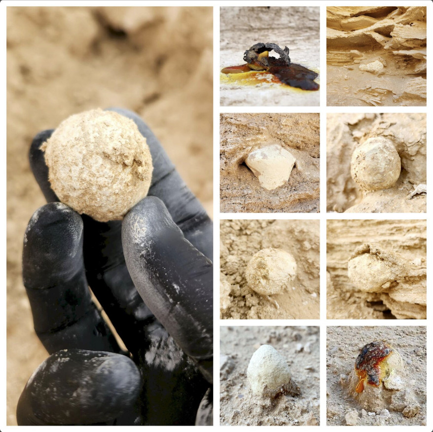 Brimstone Sulfur Ball Chunk • Ron Wyatt • Biblical Sodom & Gomorrah • Holy Land