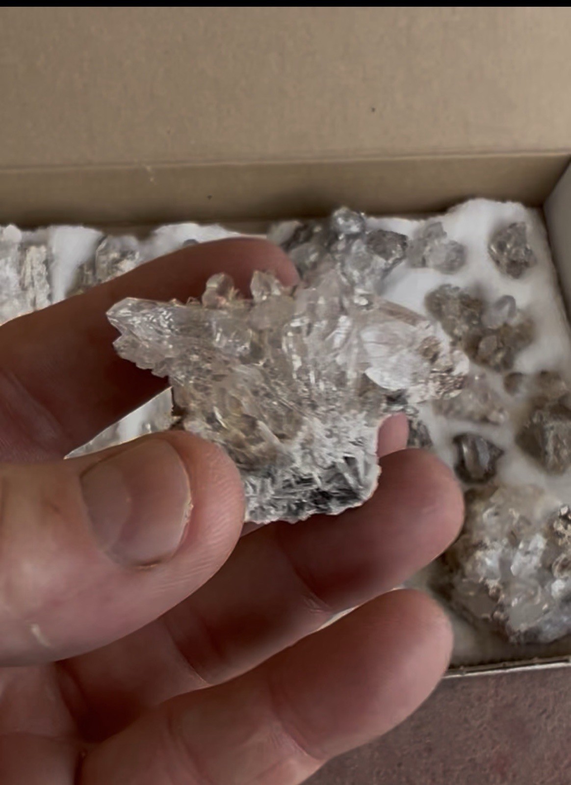 A Very Beautiful Lot of Water Clear Quartz  Himalayas Region Of Pakistan 2.2kilo
