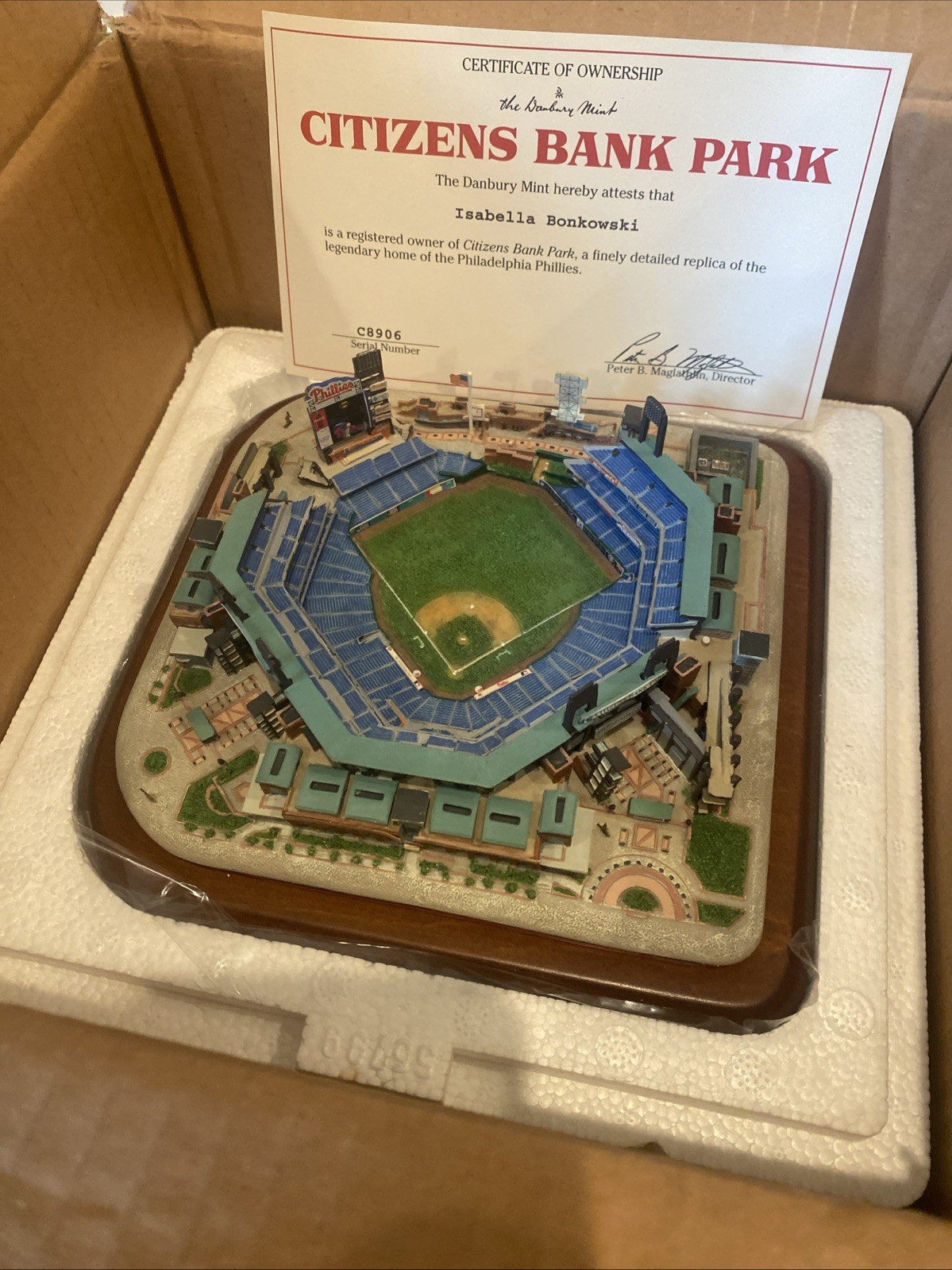 Rare Danbury Mint Citizens Bank Park, Philadelphia Phillies (Read) Rare Danbury Mint Citizens Bank Park, Philadelphia Phillies (Read)