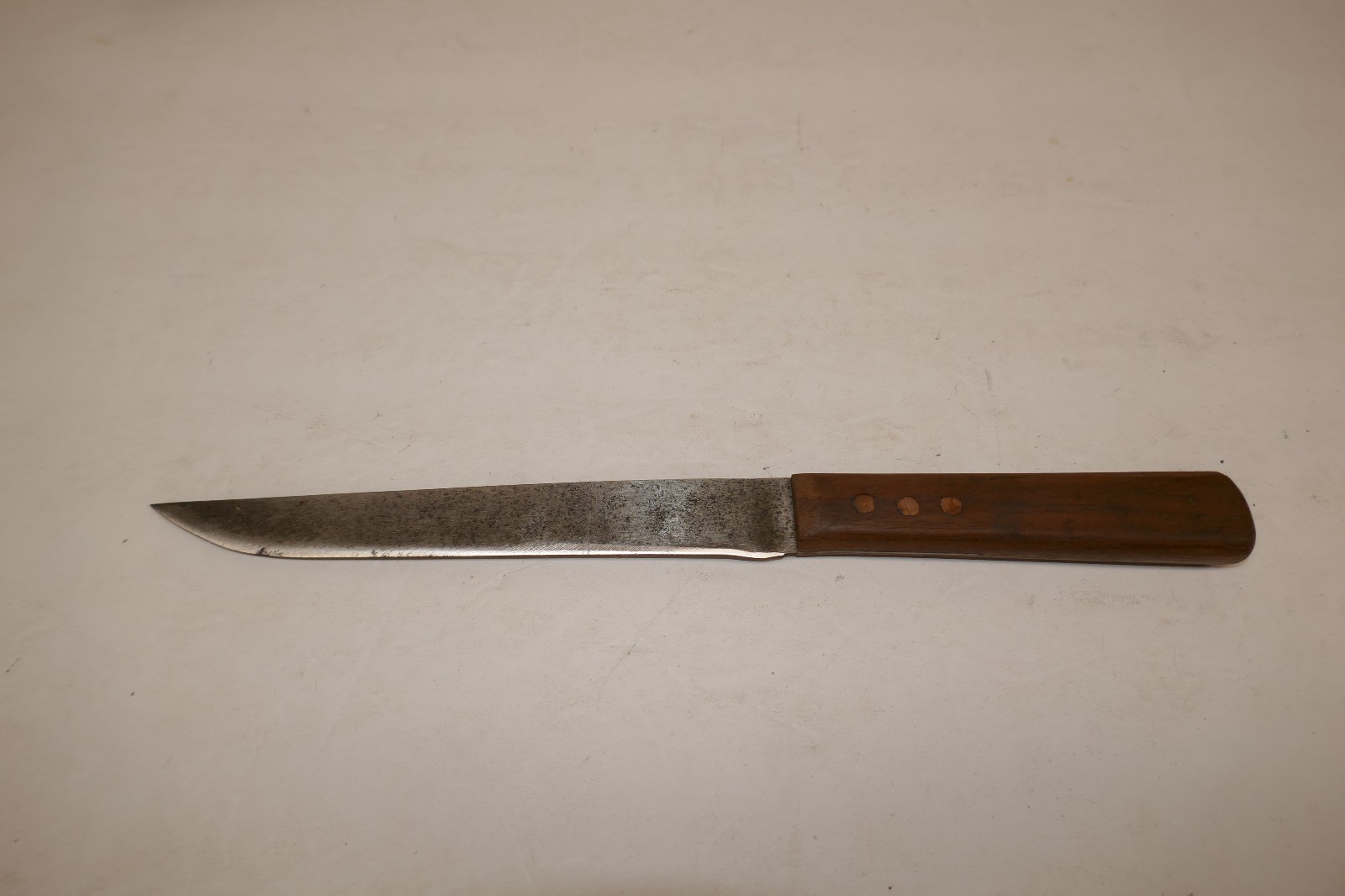VINTAGE Made in USA 10.5 inch Carbon Steel Chefs/Kitchen KNIFE VINTAGE Made in USA 10.5 inch Carbon Steel Chefs/Kitchen KNIFE