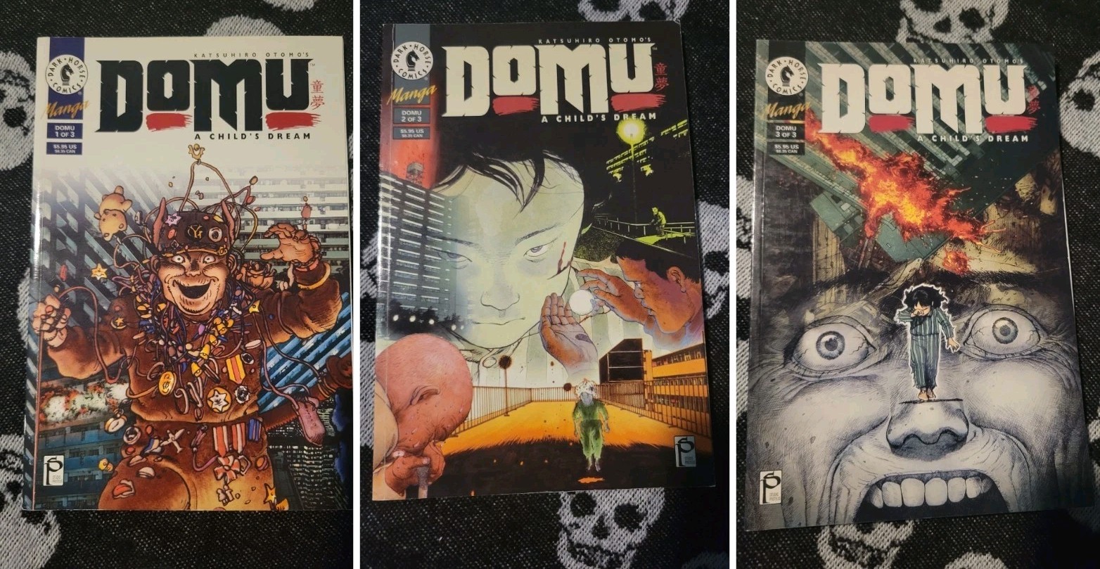Domu A Child\'s Dream # 1 2 3 Dark Horse MANGA Comics FULL 1995 SERIES 