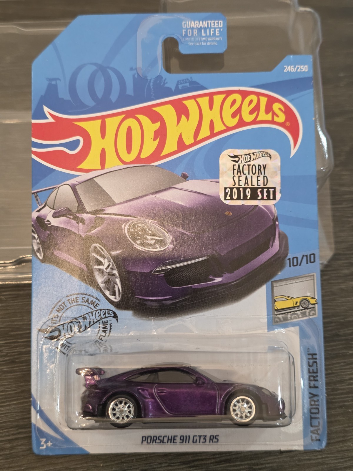 Hot Wheels Factory Sealed 2019 STH Super Treasure Hunt Porsche 911 GT3 RS Purple