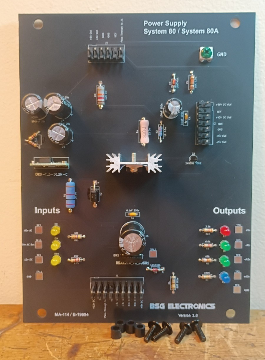 New System 80 / 80A Power Supply replacement for Gottlieb Pinball Machines New System 80 / 80A Power Supply replacement for Gottlieb Pinball Machines