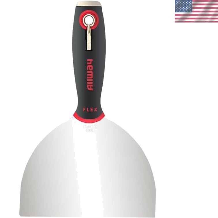 Professional 6-Inch Soft Grip Joint Knife with Built-In Hammer and Screwdriver