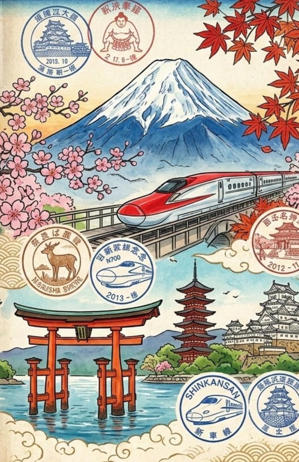 JAPAN EKI STAMP BOOK The Ultimate Traveler's Collection A Portable Collection... JAPAN EKI STAMP BOOK The Ultimate Traveler's Collection A Portable Collection...