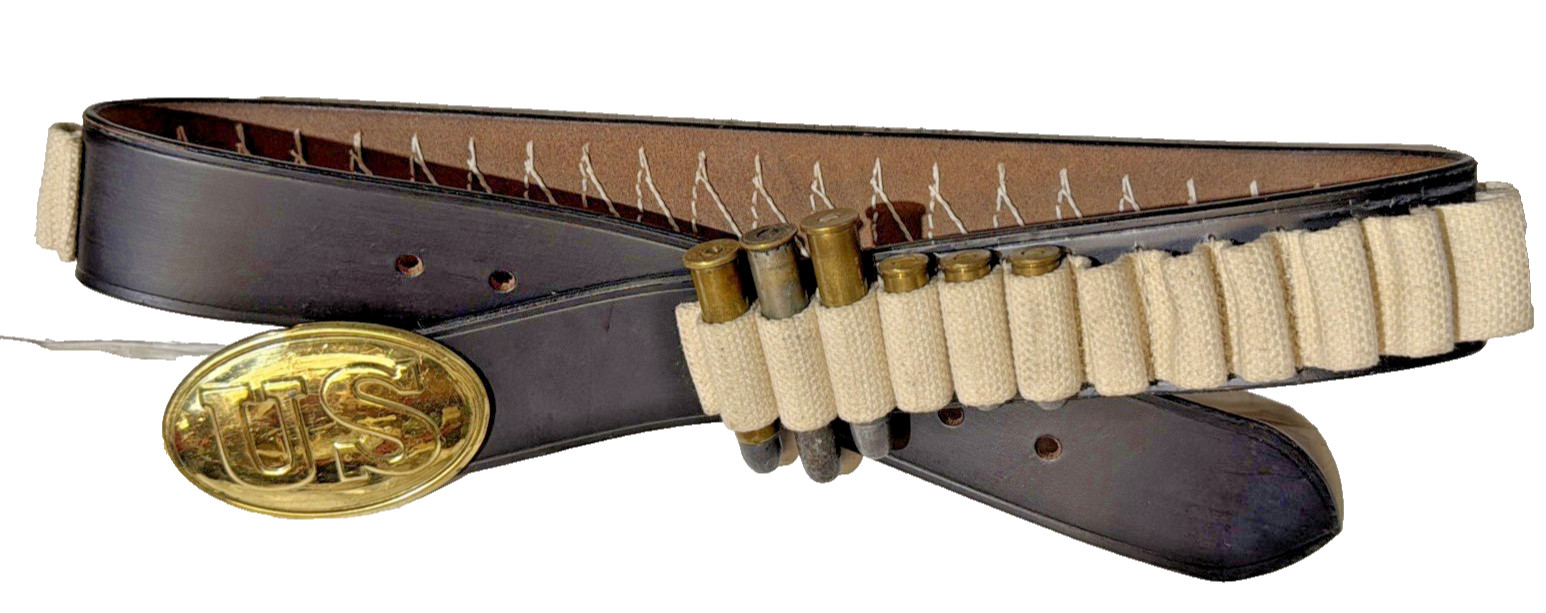 Fairweather Style Leather Cartridge BELT .45-70 (36-42 inch) BELT ONLY Fairweather Style Leather Cartridge BELT .45-70 (36-42 inch) BELT ONLY