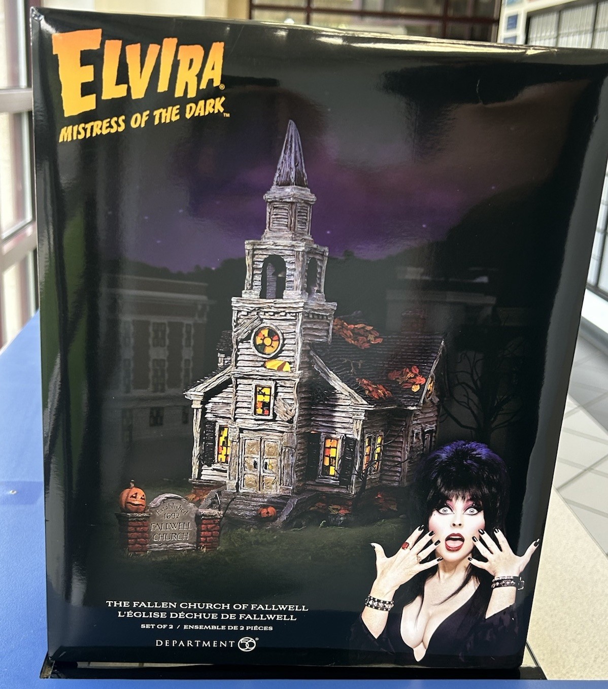 DEPT 56 ELVIRA THE FALLEN CHURCH OF FALLWELL VILLAGE 6013669 New MSRP $200