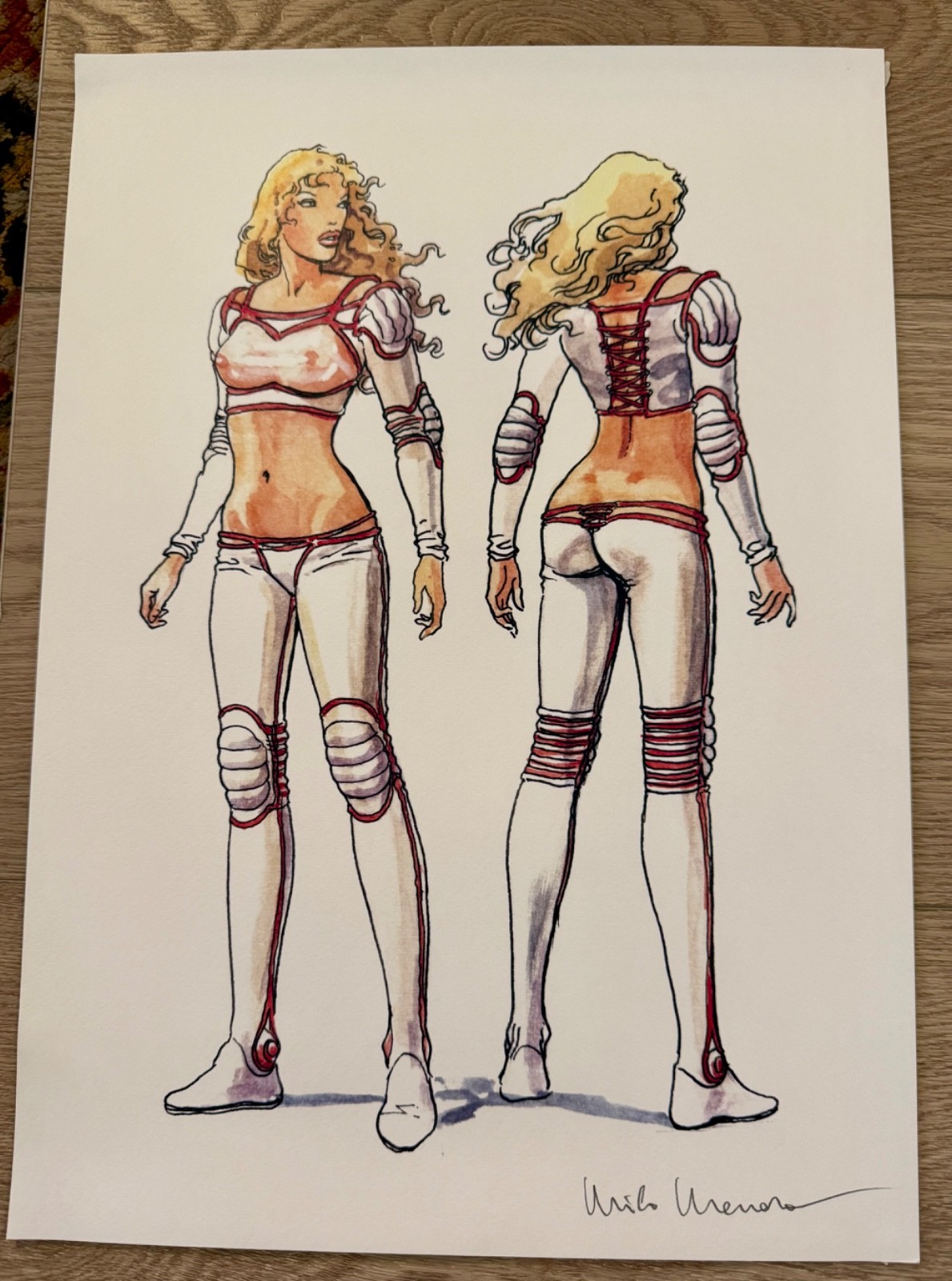 *AWESOME Choice (of 3) Milo Manara Signed BARBARELLA Screenprints*  Concept Art