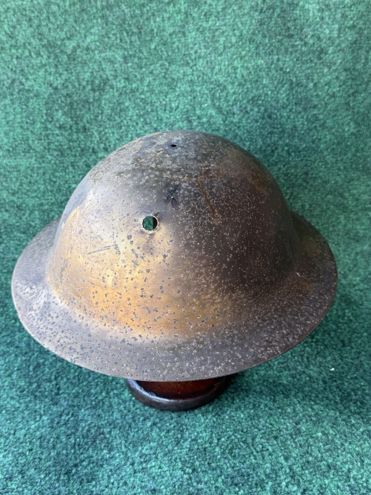 Post WW1 US Army Veteran Aluminum Helmet