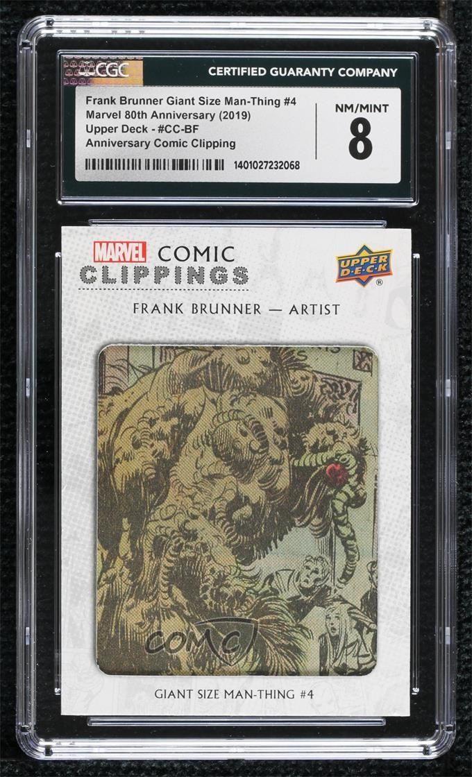 2019 Upper Deck Marvel 80th Anniversary Comic Clippings 20/63 #CC-BF CGC 8 i1f