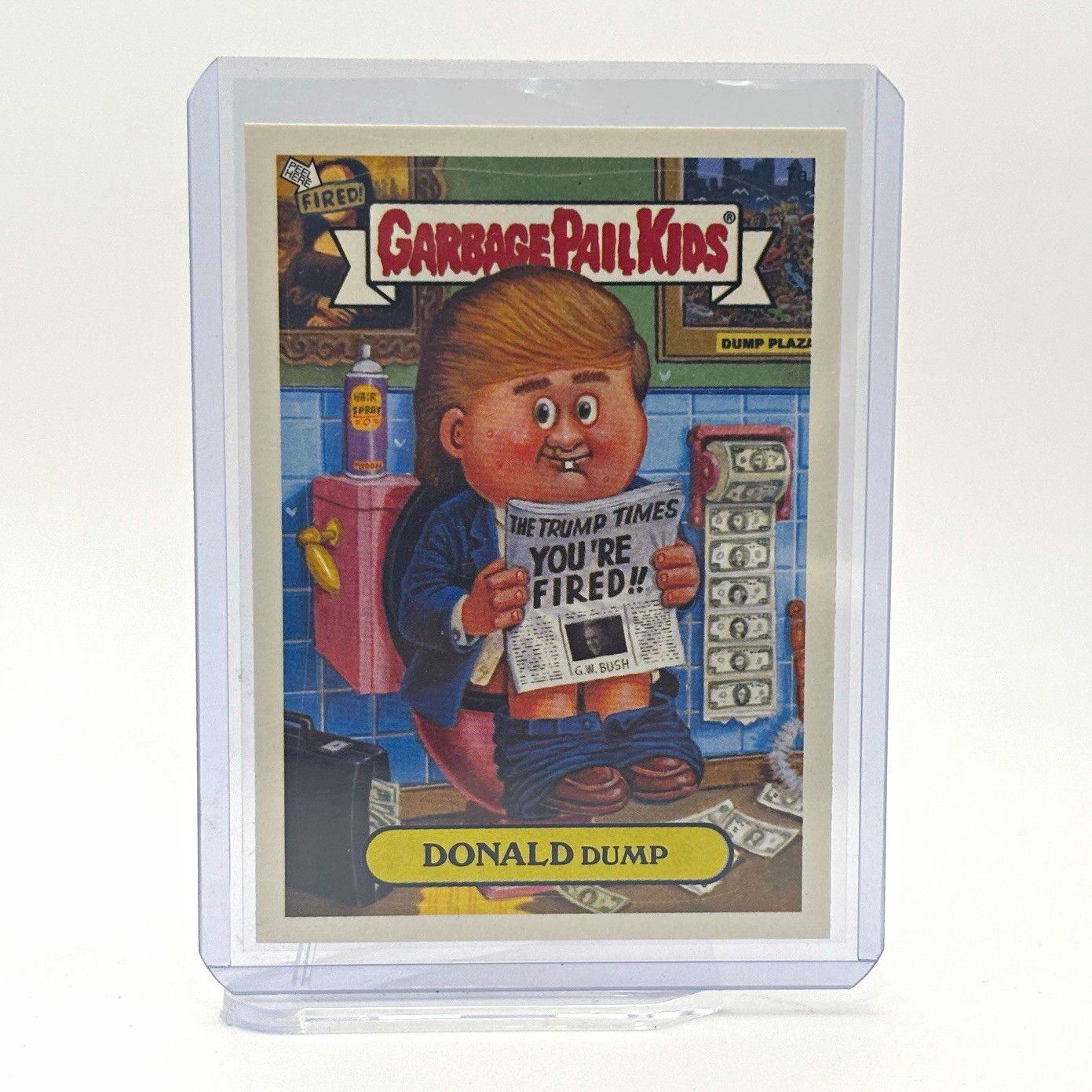 Topps 2004 Garbage Pail Kids Donald Dump Sticker Non-Sport Trading Card