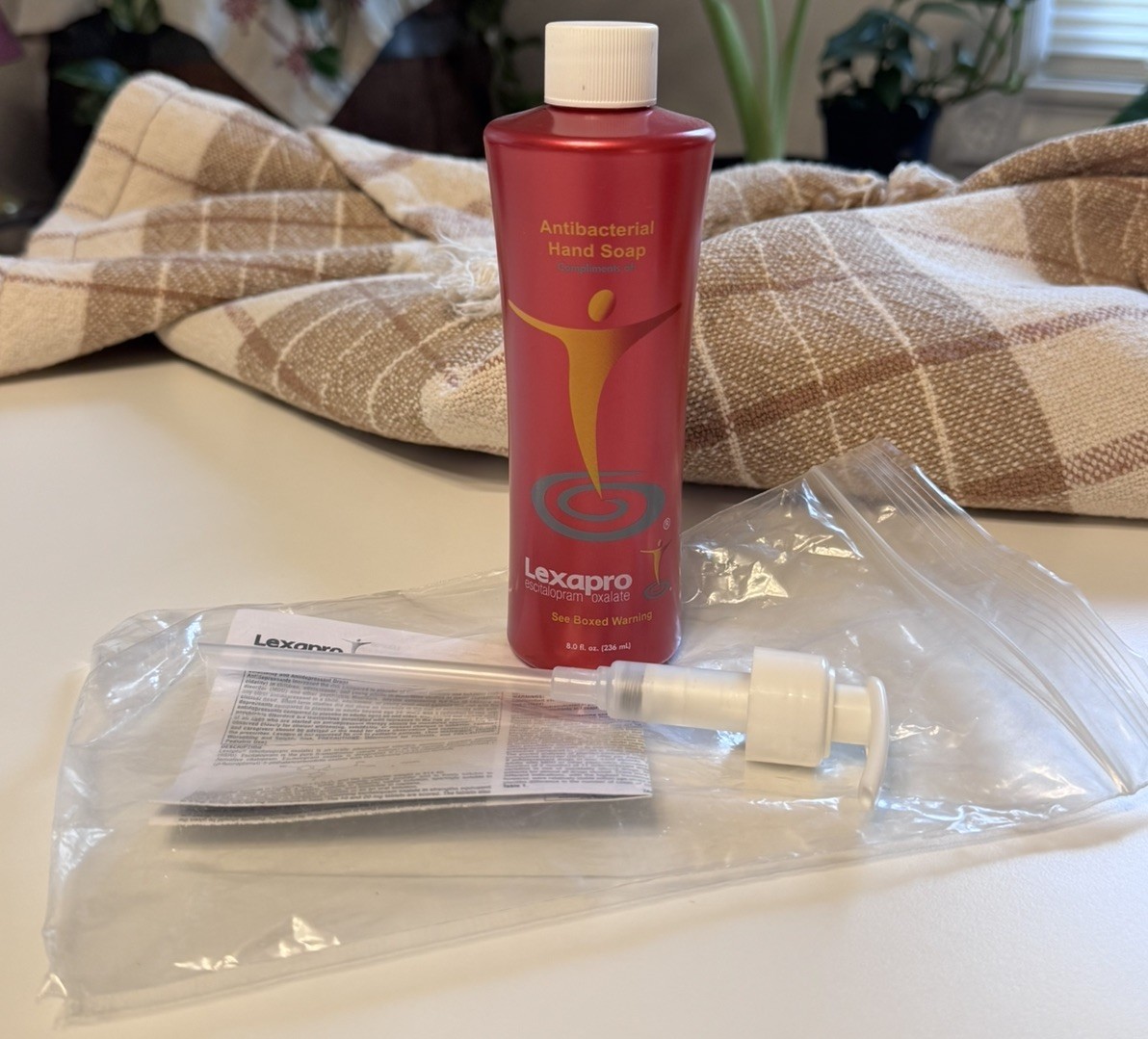 NEW Lexapro Drug Pharma Rep Hand Soap 8oz