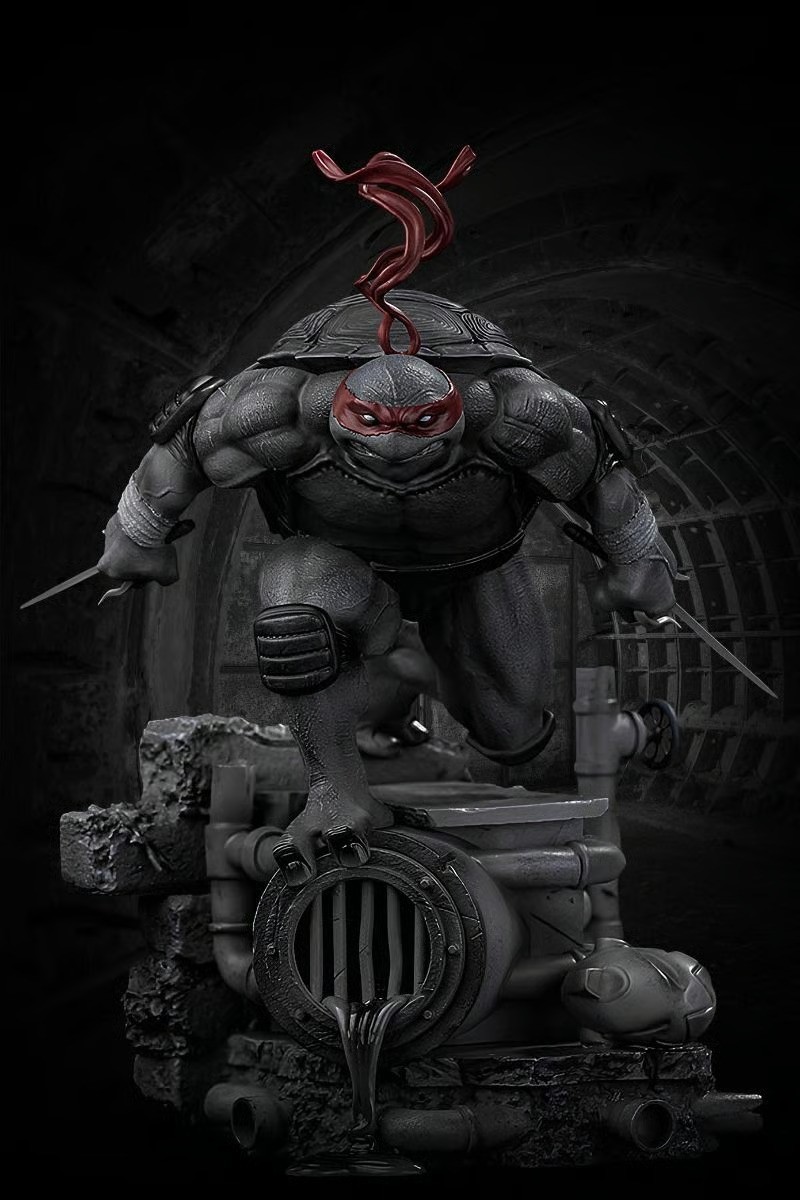RAPHAEL (BLACK AND WHITE VARIANT) - TEENAGE MUTANT NINJA TURTLES