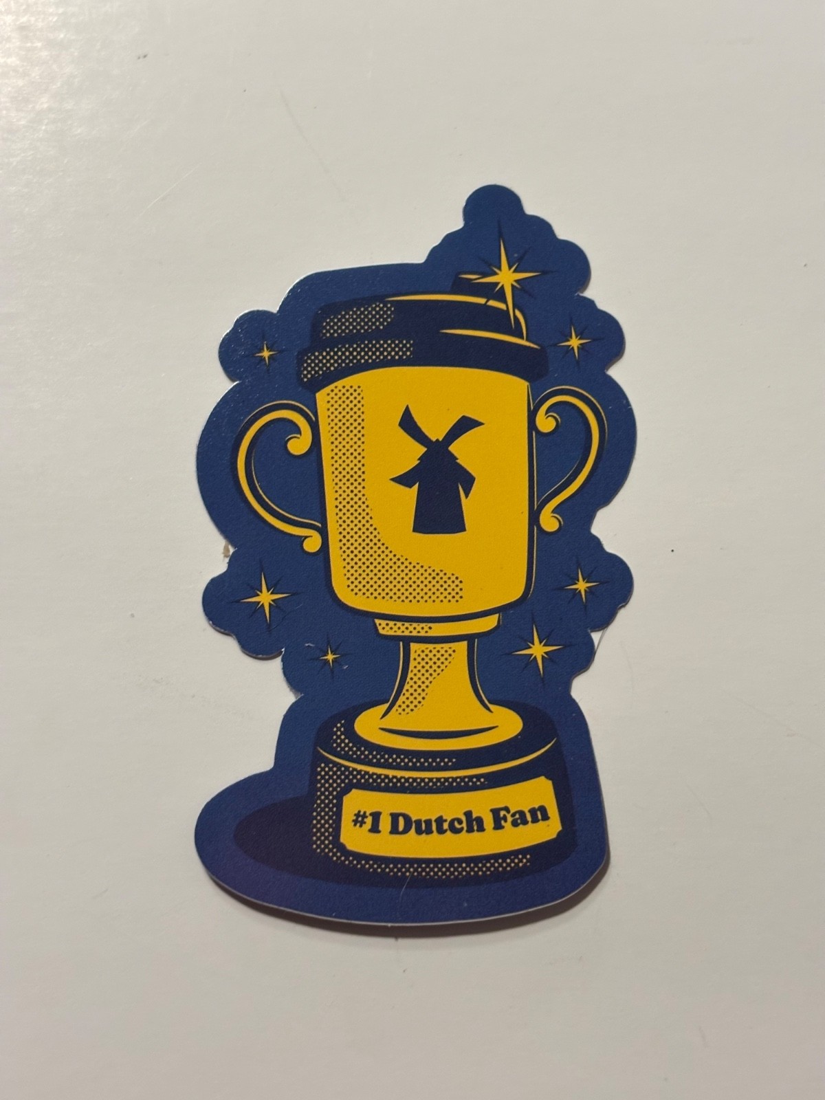 RARE #1 Dutch Fan Dutch Bros Trophy Windmill 2026 Collectible Sticker