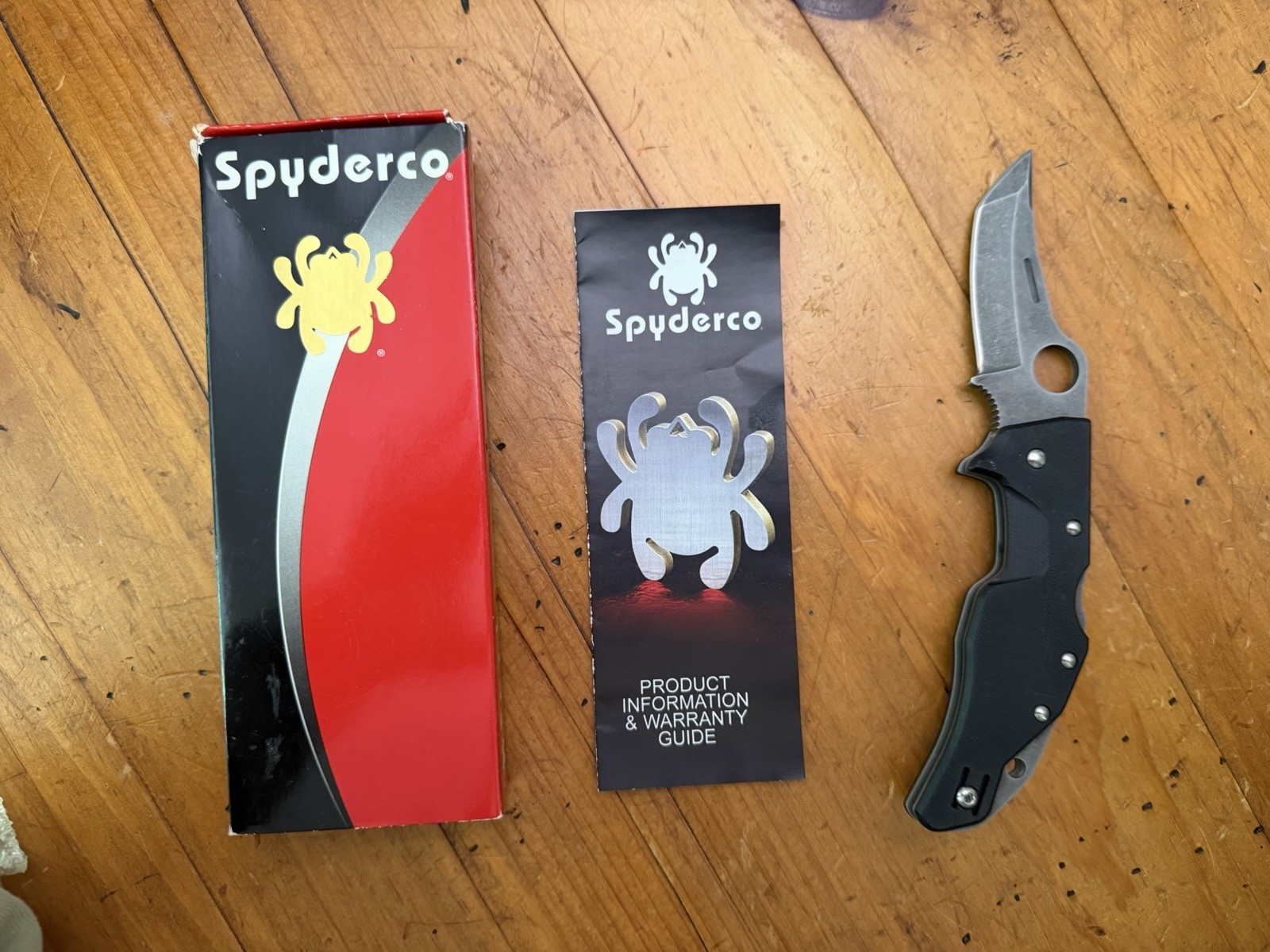Spyderco C168GP Battlestation G-10 Acid Wash Custom Spyderco C168GP Battlestation G-10 Acid Wash Custom