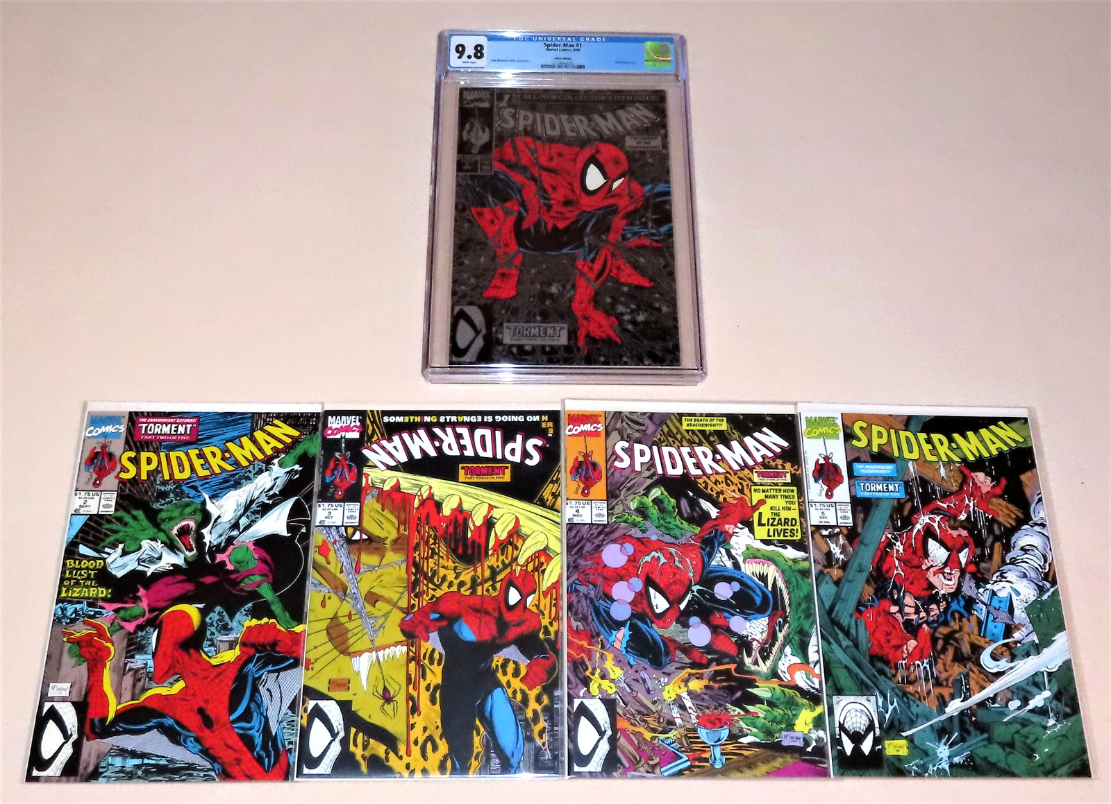Spider-Man #1 Silver Variant, CGC 9.8 Spider-Man #1 Silver Variant, CGC 9.8