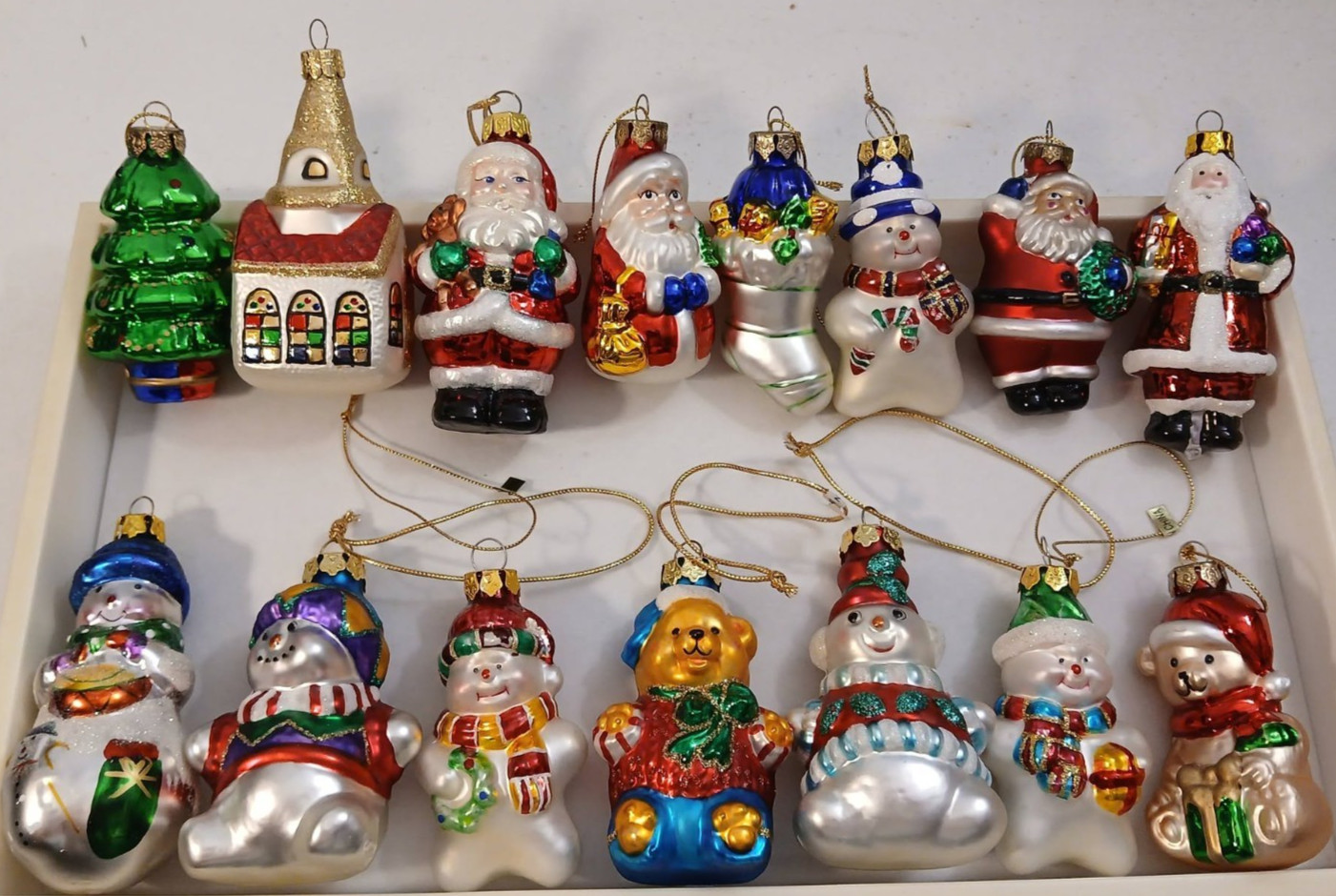 Thomas Pacconi Blown Glass Christmas Classics Ornaments Lot Of 15 Museum Series Thomas Pacconi Blown Glass Christmas Classics Ornaments Lot Of 15 Museum Series