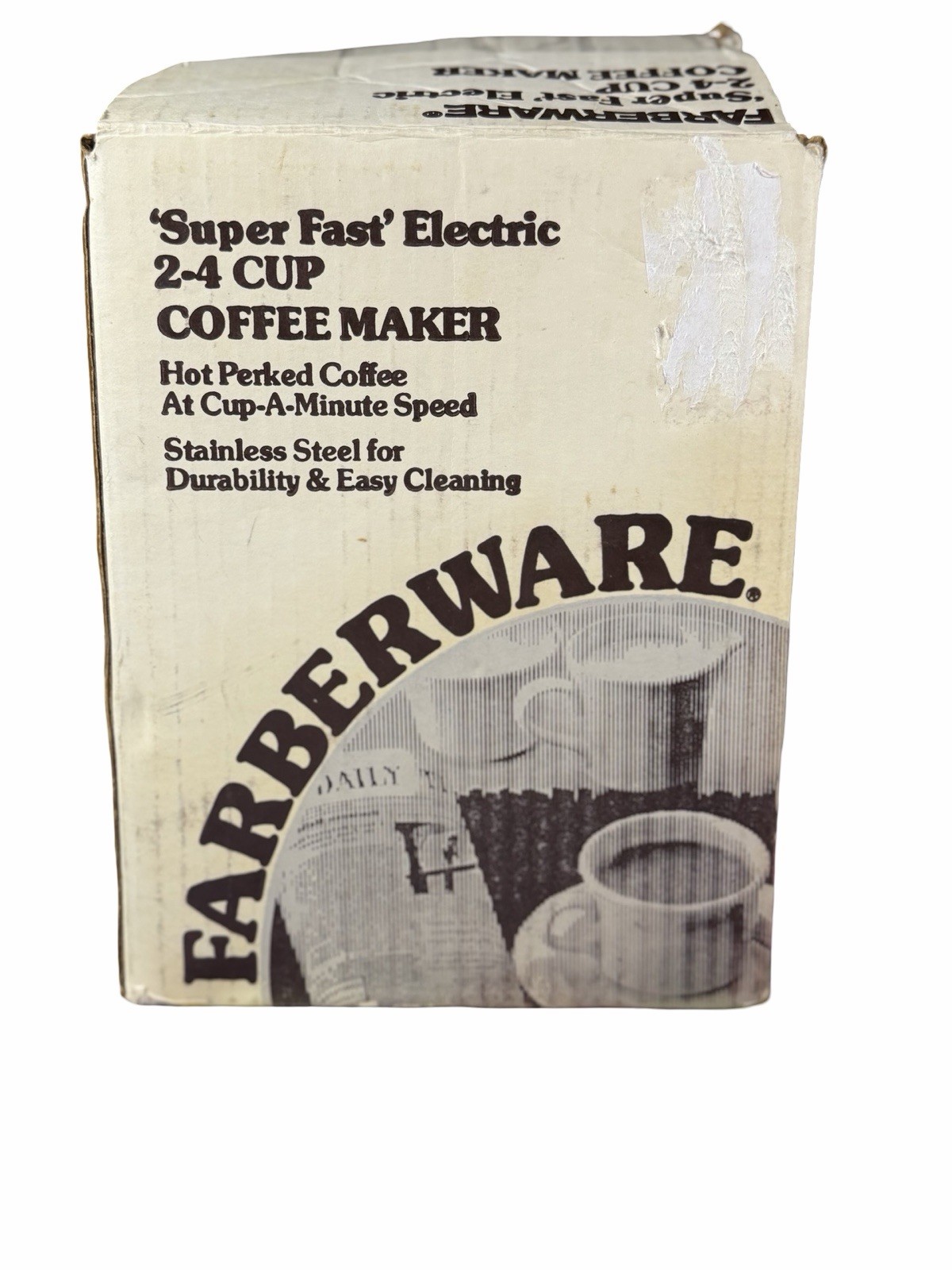 Vintage Farberware Superfast 2-4 Cup Automatic Coffee Percolator Model 134