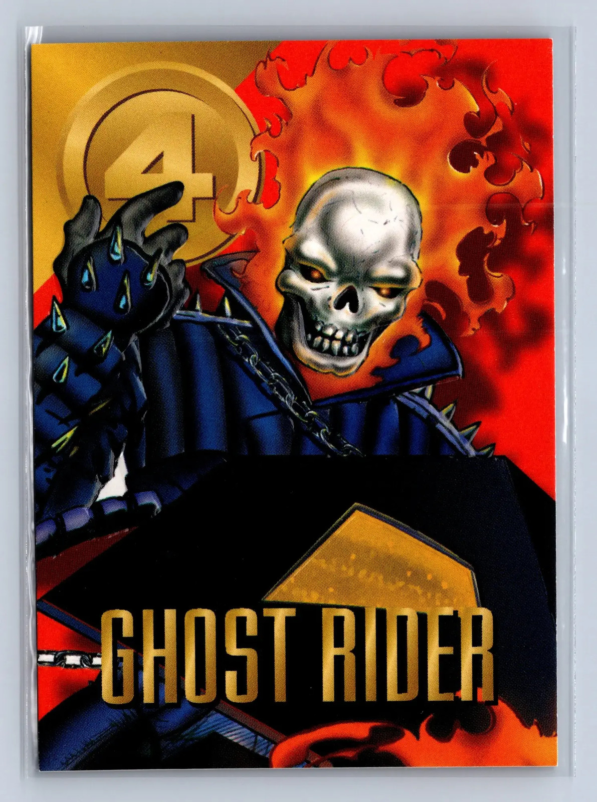 1996 Fleer Marvel Vision Ghost Rider #69