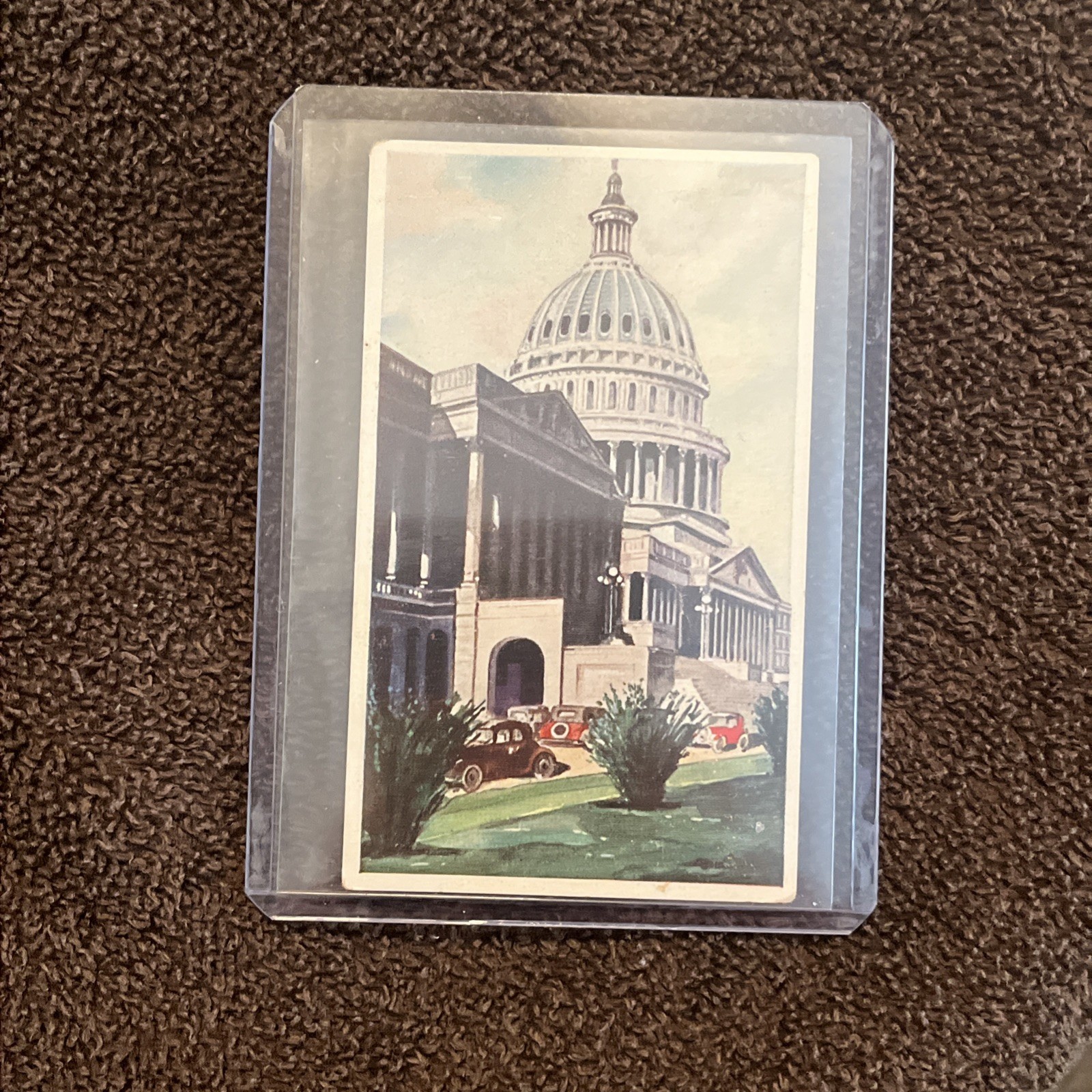 1934 Stollwerck “Journey Around The World” THE CAPITAL IN WASHINGTON  Card #14 G