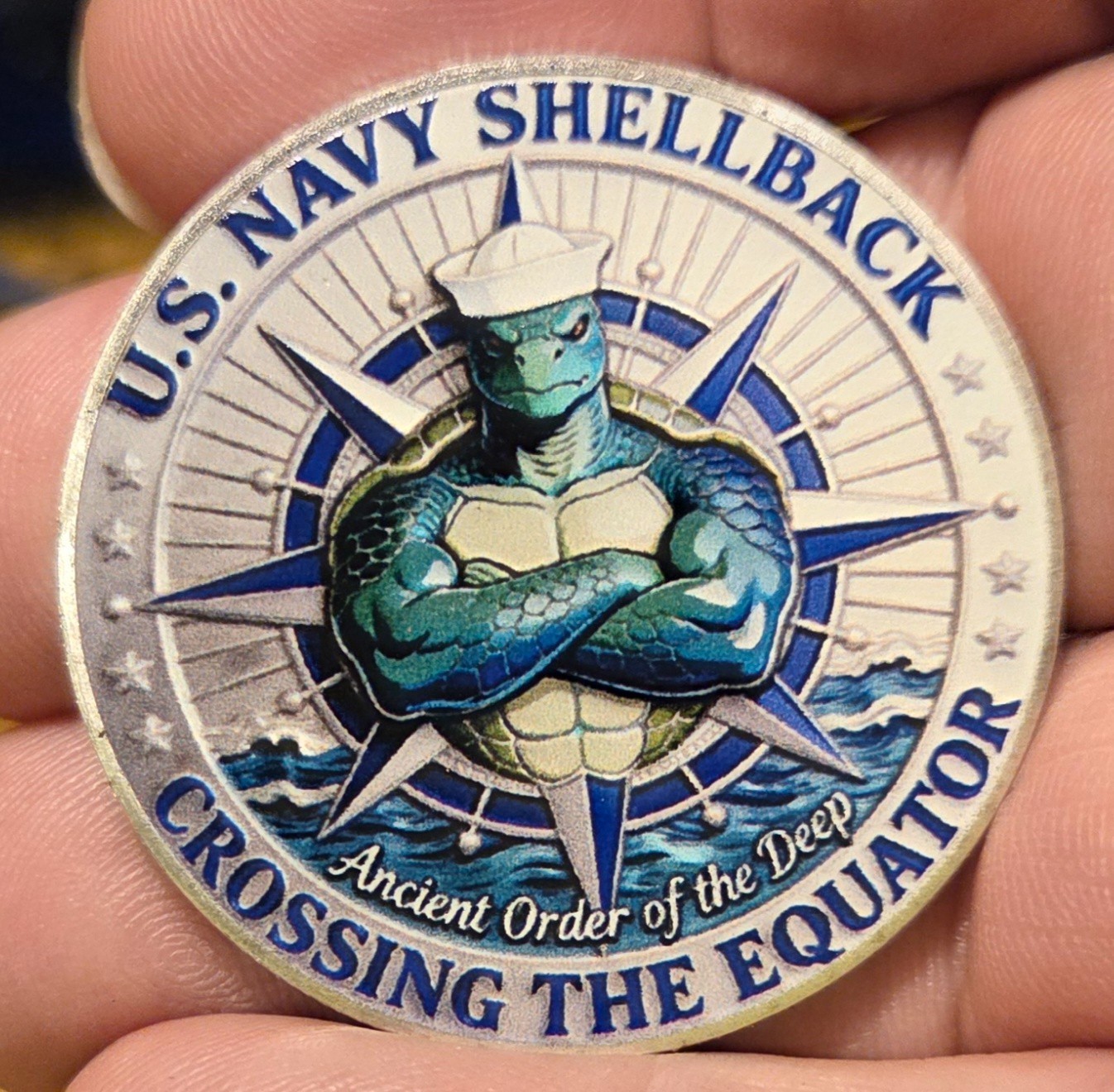 U.S. NAVY CHALLENGE COIN \