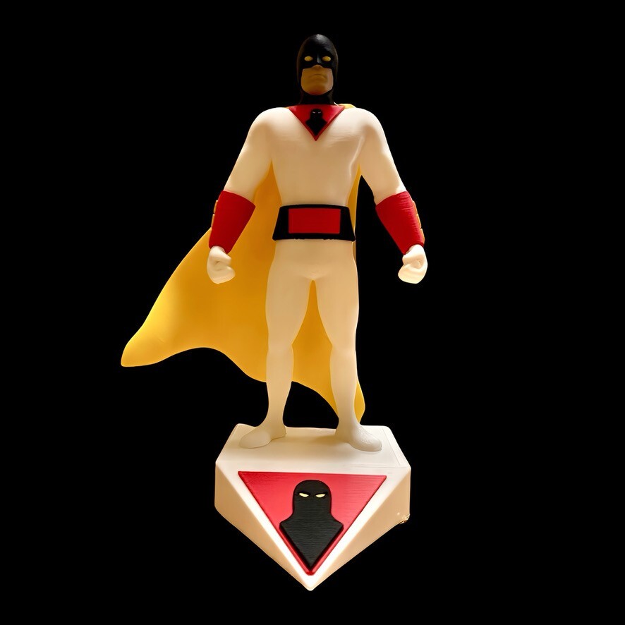 UNPAINTED Space Ghost 3D Printed Model Kit 8