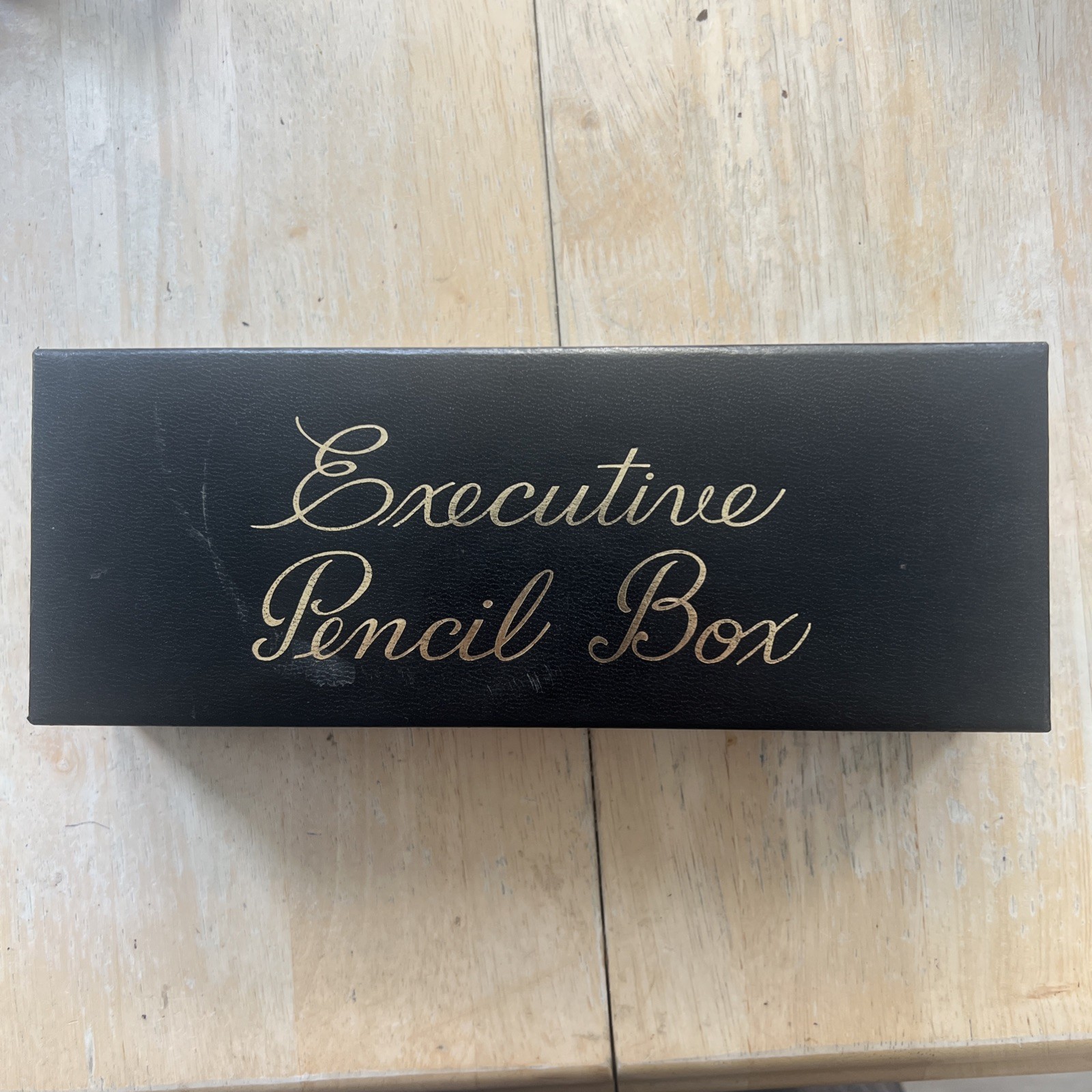 Vintage Rare EXECUTIVE huge Pencil Box gift Novely circa 1960’s