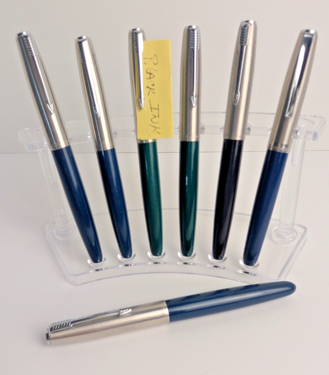 Vintage Parker 21 Fountain Pens Lot of 7 to Restore, Repair or for Parts Vintage Parker 21 Fountain Pens Lot of 7 to Restore, Repair or for Parts