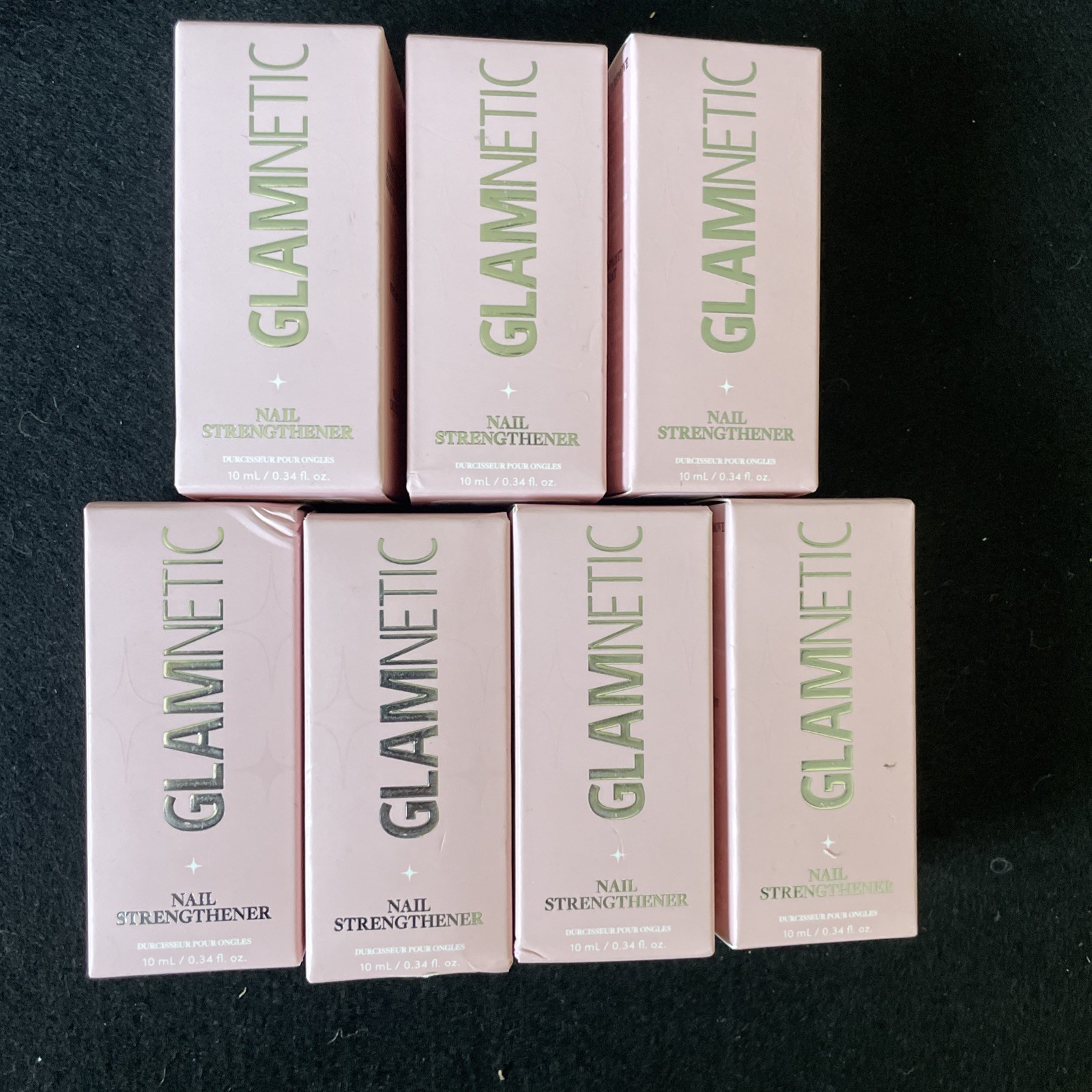 Lot of 7 Glamnetic Nail Strengthener | Fast-Drying, Vegan Formula retail $90.93
