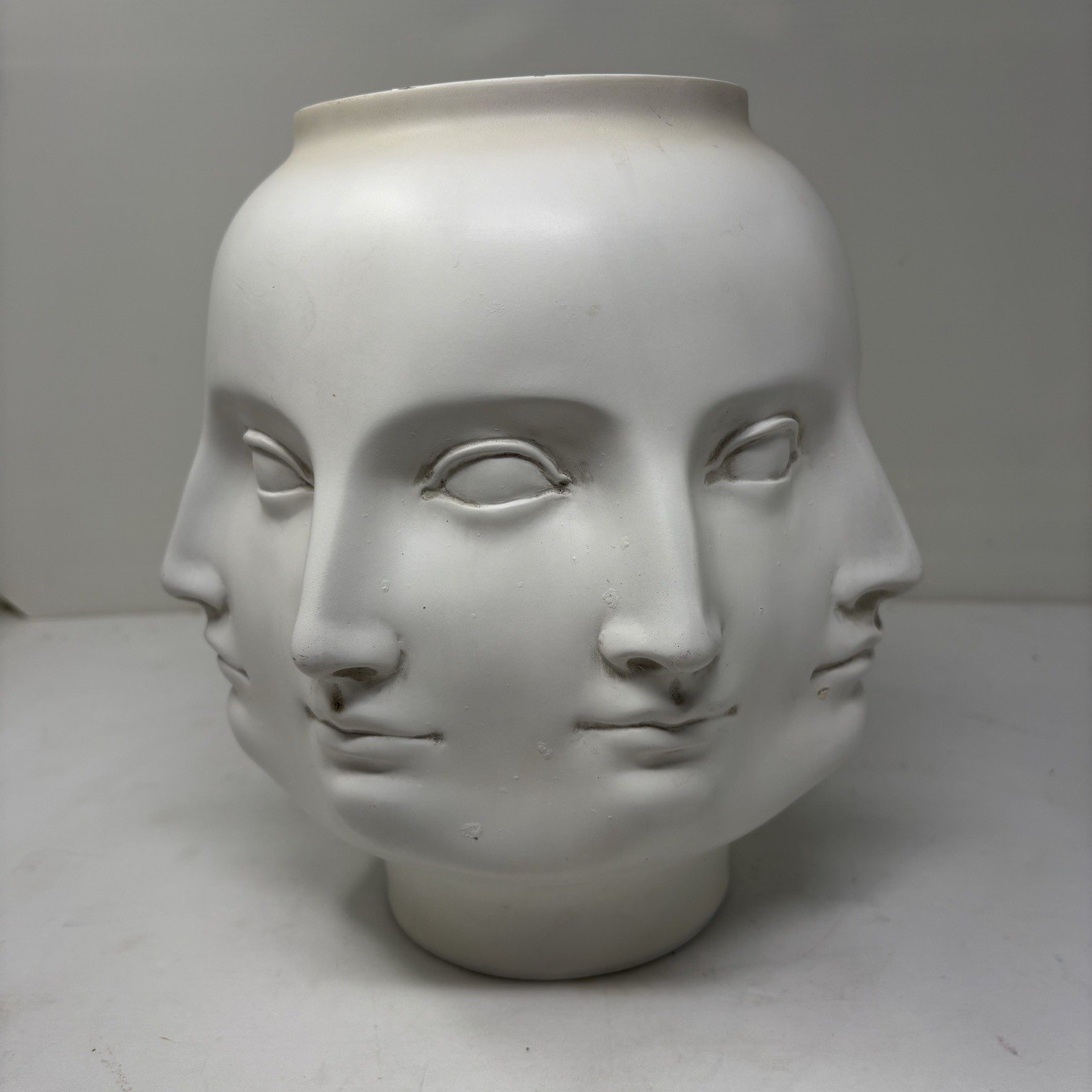 Vintage TMS Fornasetti Style Perpetual Face Vase Multi Face Collectable Vase Vintage TMS Fornasetti Style Perpetual Face Vase Multi Face Collectable Vase