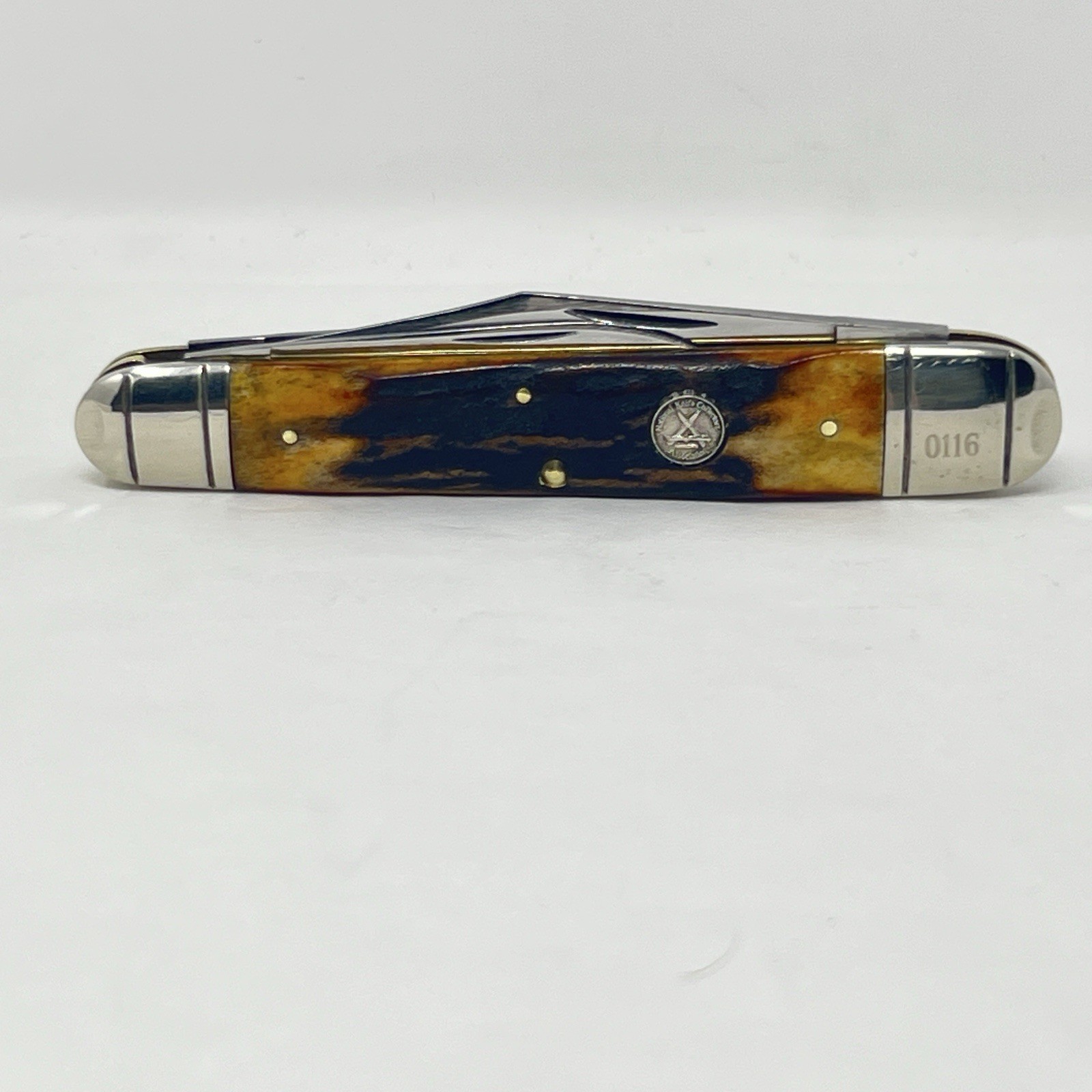 1996 Winchester USA NKCA Club Knife Stag Whittler 350101 Serial 0116 Limited