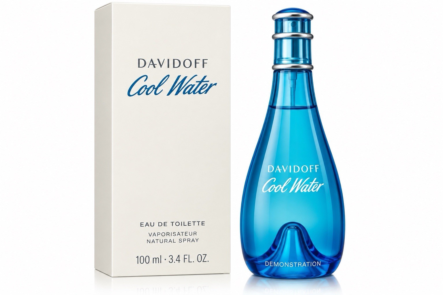 Davidoff Cool Water Eau de Toilette EDT 3.4 oz 100ml Nib Read The Description