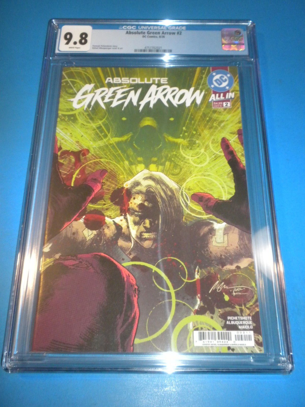Absolute Green Arrow #2 CGC 9.8 NM/M Gorgeous Gem Wow