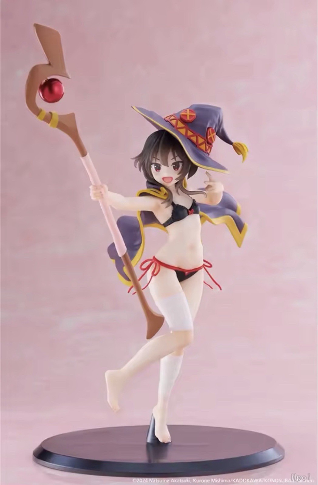 KonoSuba Megumin Swimsuit Figure 24cm God's Blessing PVC Anime Statue w/ Box