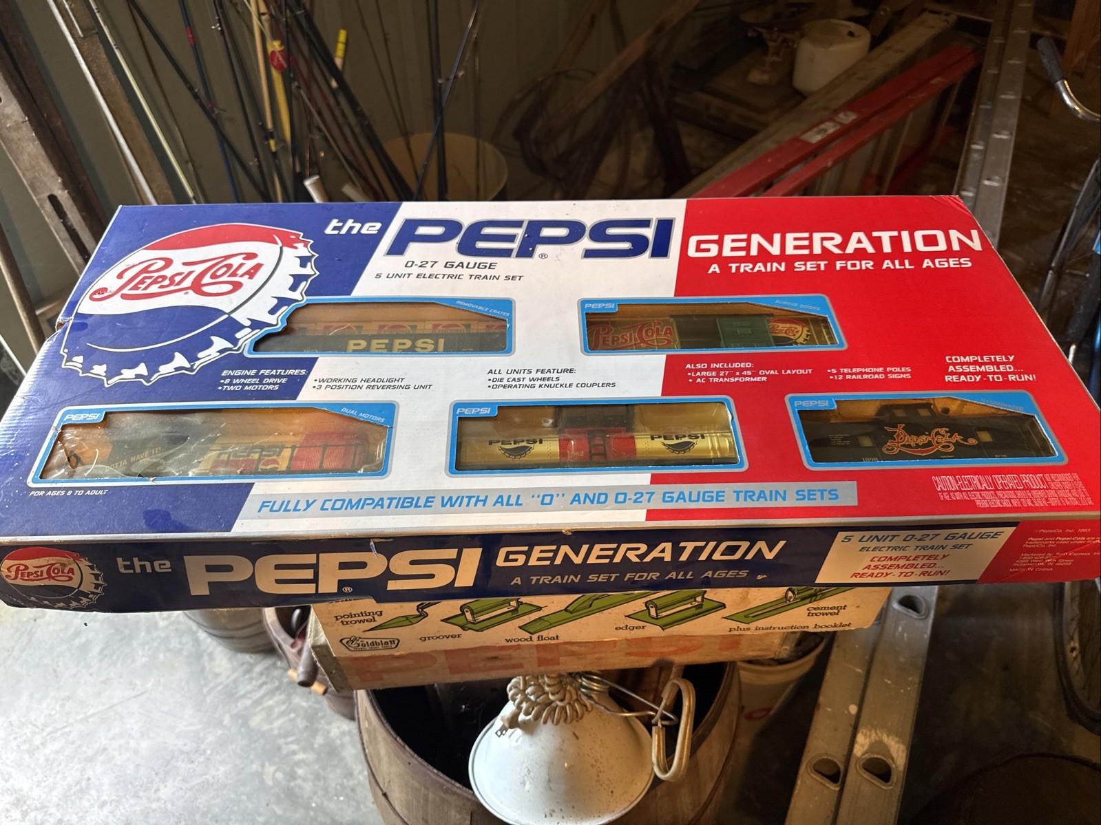 Pepsi Generation O-27 gauge Train Set New In Original Sealed Box Pepsi Generation O-27 gauge Train Set New In Original Sealed Box