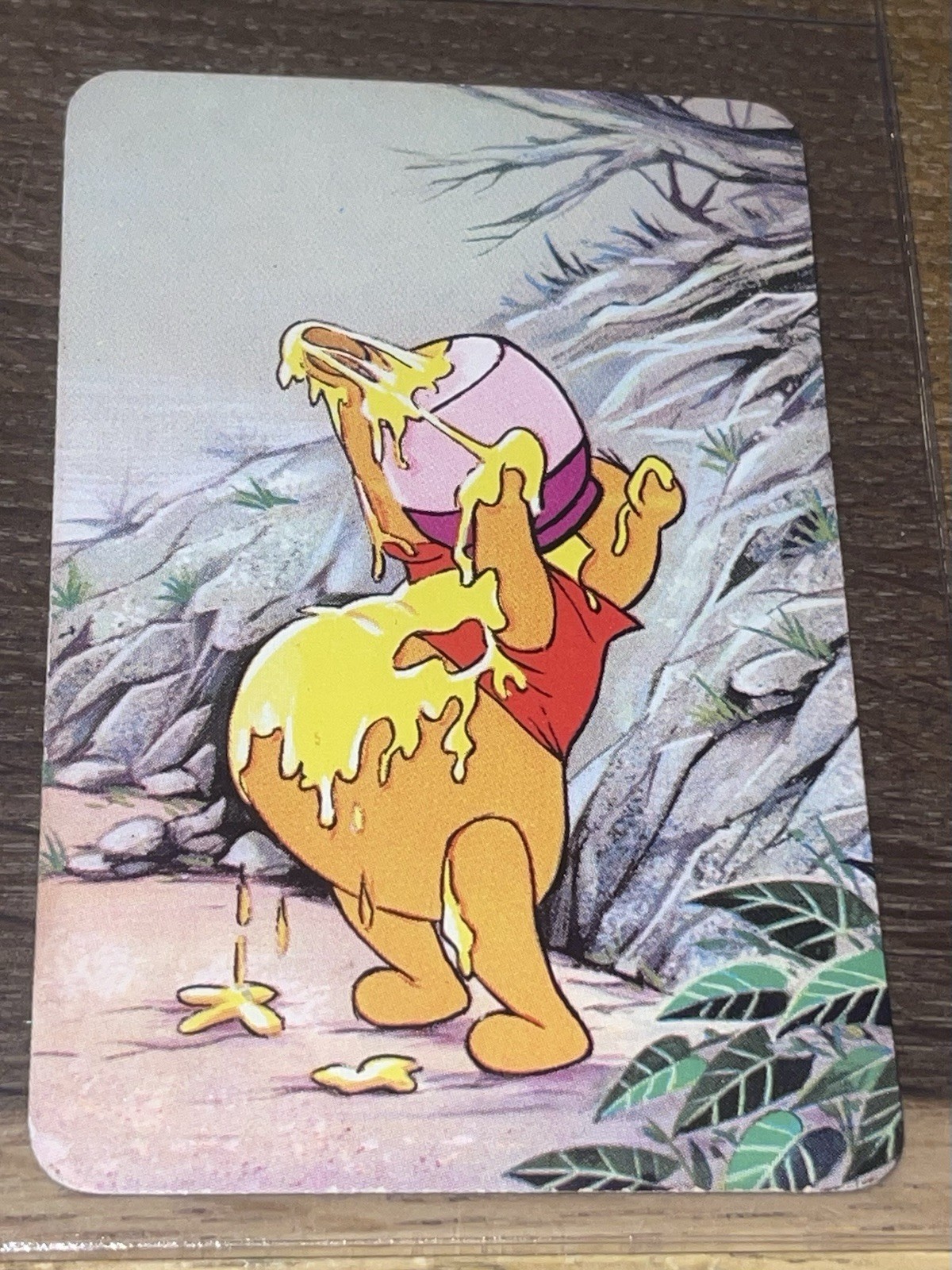 WINNIE THE POOH 1965 Castell Bros Walt Disney Productions Card Game Playing Card