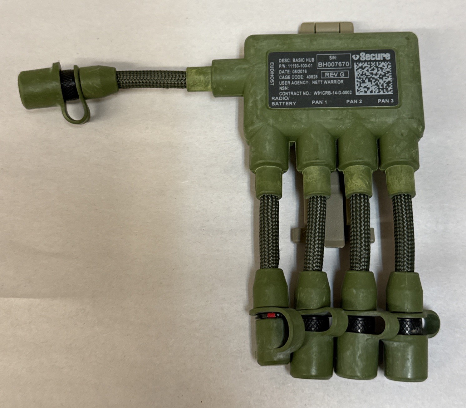 Nett Warrior Data/Power Hub Basic Hub