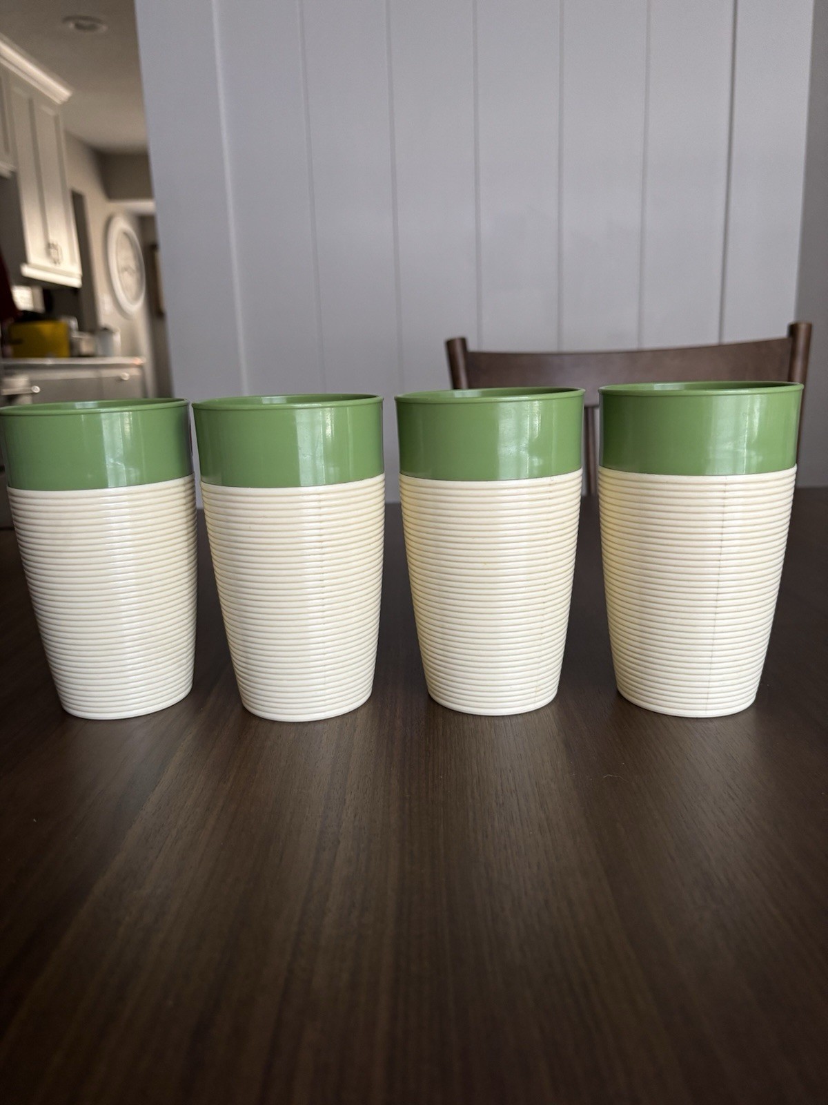 Vintage Raffiaware by Thermo Ware Plastic Cups